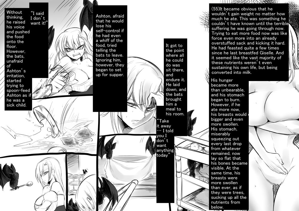 [Kouji] Bishoujo Vampire ni Bonyuu Drink Bar ni Sareru Hanashi | Turned into a Breast Milk Fountain by a Beautiful Vampire [English] [Limonchik11] page 58 full