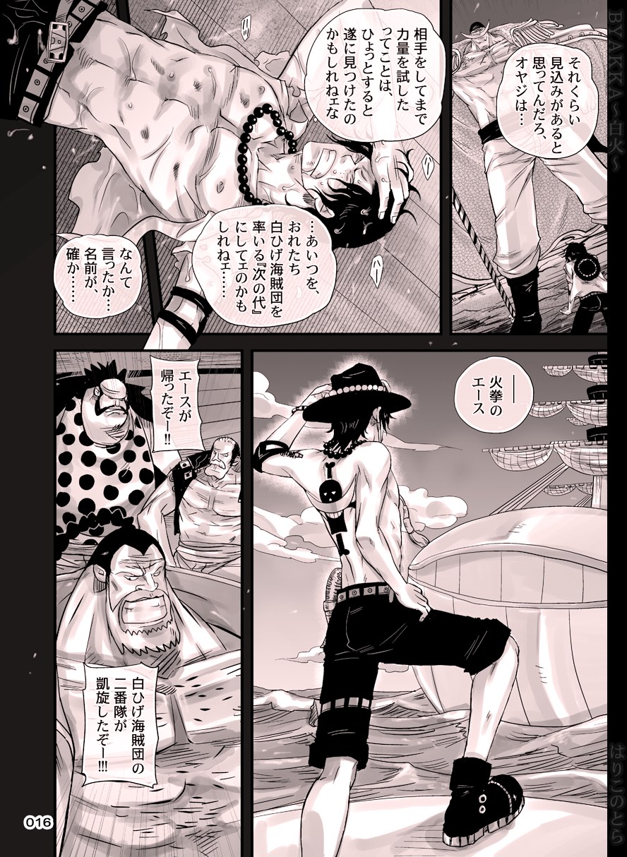 [Hariko no Tora (Midoh Torako)] BYAKKA (One Piece) [Digital] page 16 full