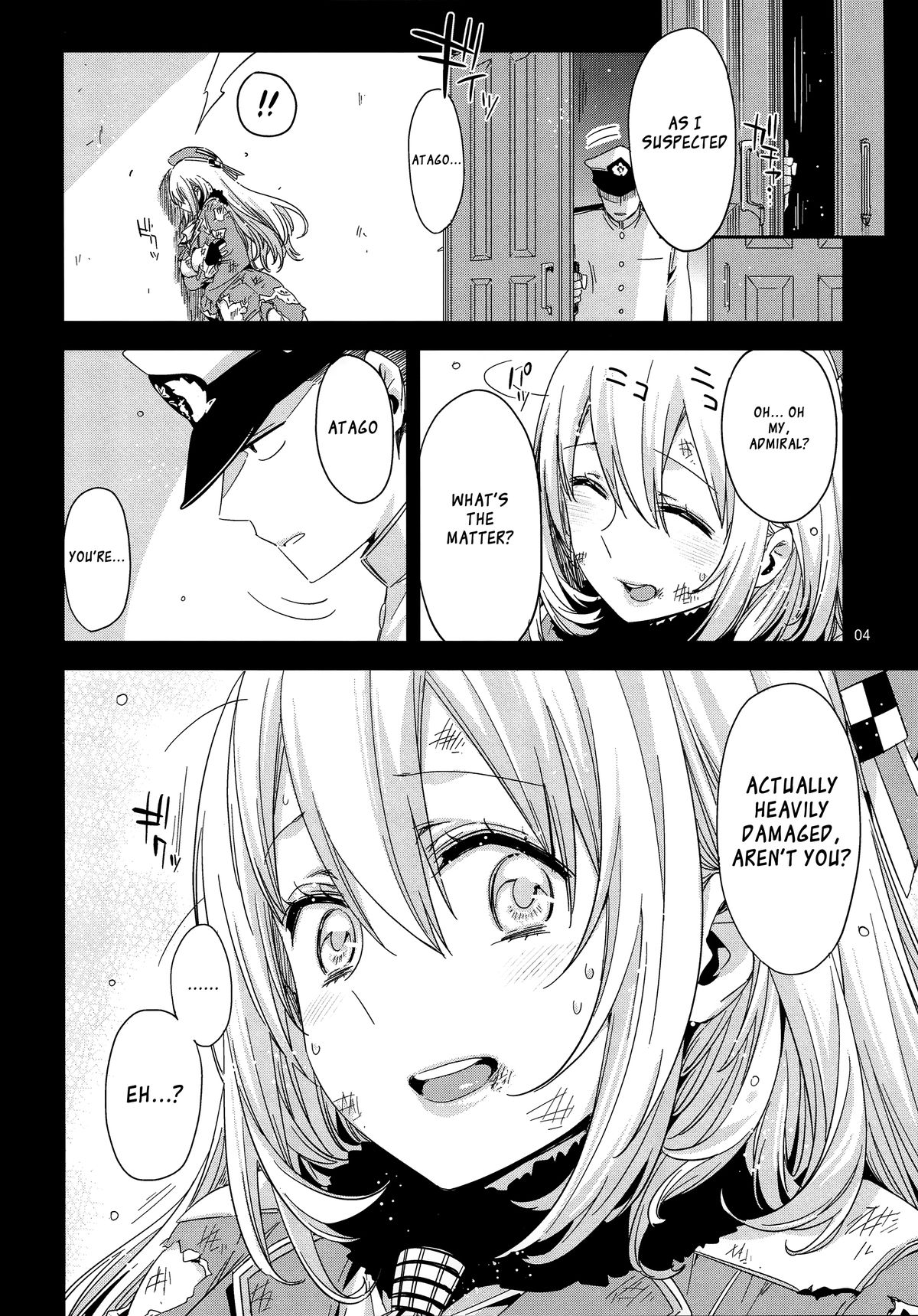 (C87) [EDGE (ED)] Atago no Eroi Hon. (Kantai Collection -KanColle-) [English] [XCX Scans] page 3 full