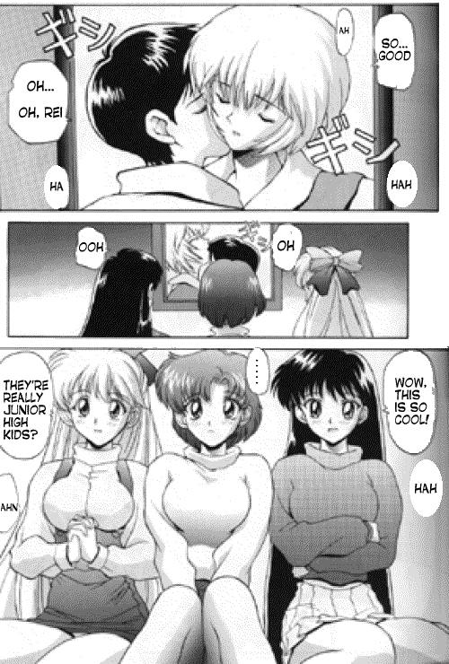 (C49) [Nakayohi (Mogudan)] EVAGELIMOON (Bishoujo Senshi Sailor Moon + Neon Genesis Evangelion) [English] page 4 full