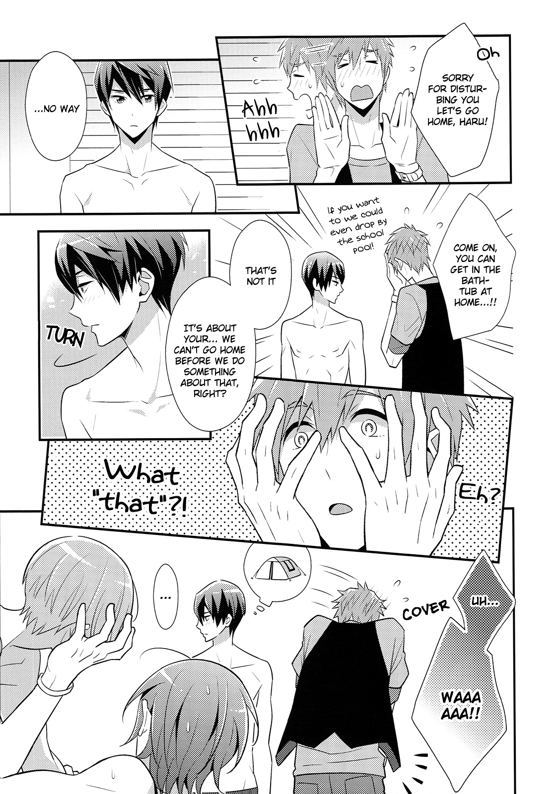 (GOOD COMIC CITY 20) [Torinet (Oshidori)] HOTEL FREE (Free!) [English] [Holy Mackerel] page 12 full