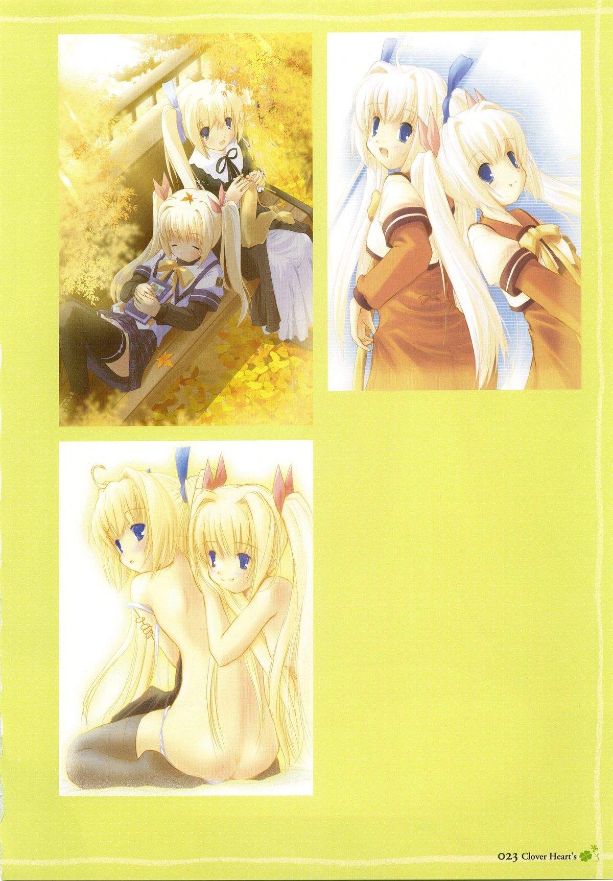 Clover Heart's Visual Fan Book page 29 full