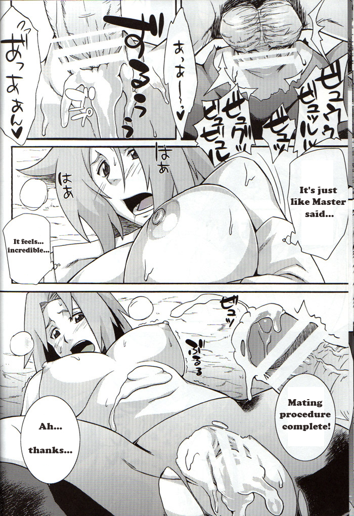 (COMIC1☆4) [Karakishi Youhei-dan Shinga (Kanenomori Sentarou, Sahara Wataru)] Bakuchi Butai (Naruto) [English] page 19 full