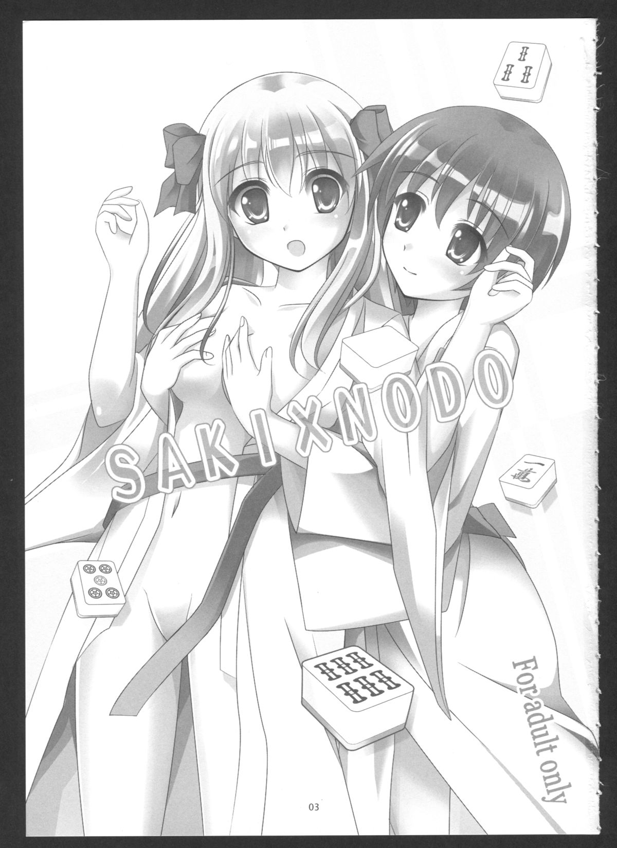 (C84) [Hukakuteiseigenri (T.cylinder)] SAKI×NODO (-Saki-) page 2 full