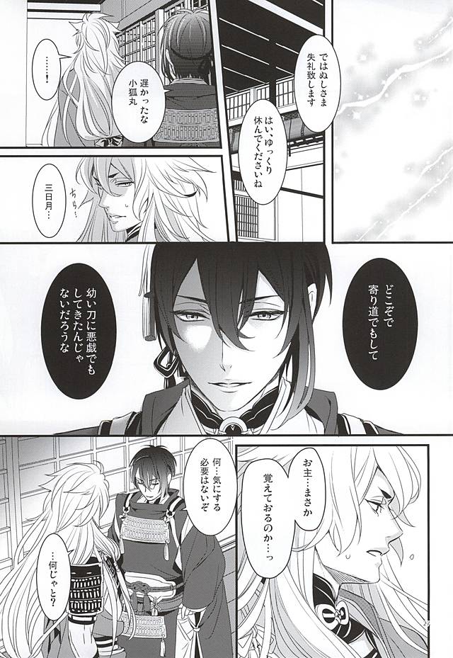 (Hyattou Ryouran ~Kimi no Heart o Shirahadori~) [Yarou Tomo no Bansankai (Asato)] Ookina Kitsune to Chiisana Mikazuki (Touken Ranbu) page 25 full