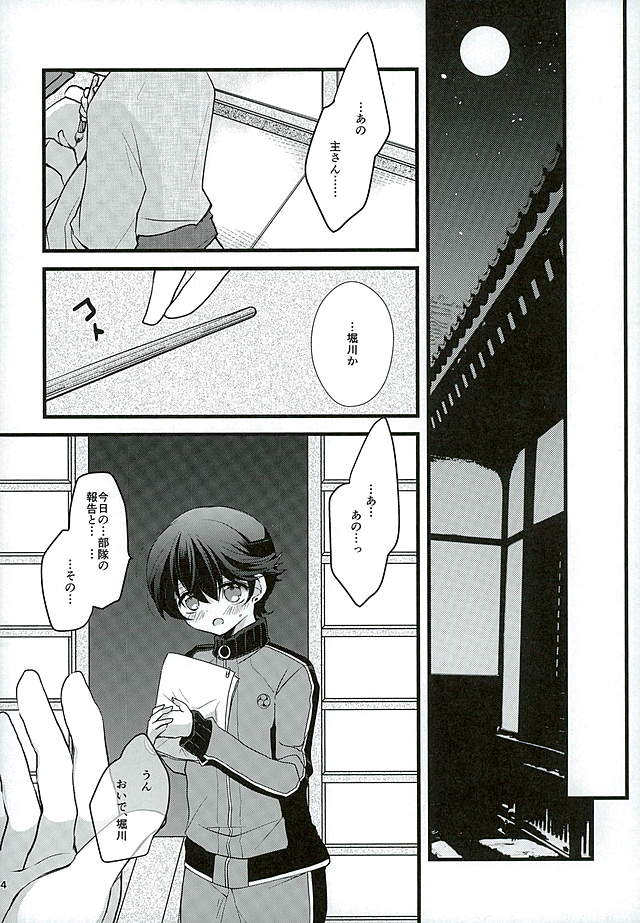 (C89) [Choukushin Kurage (Kurage)] Horikawa-kun no Kinji no Oshigoto (Touken Ranbu) page 11 full
