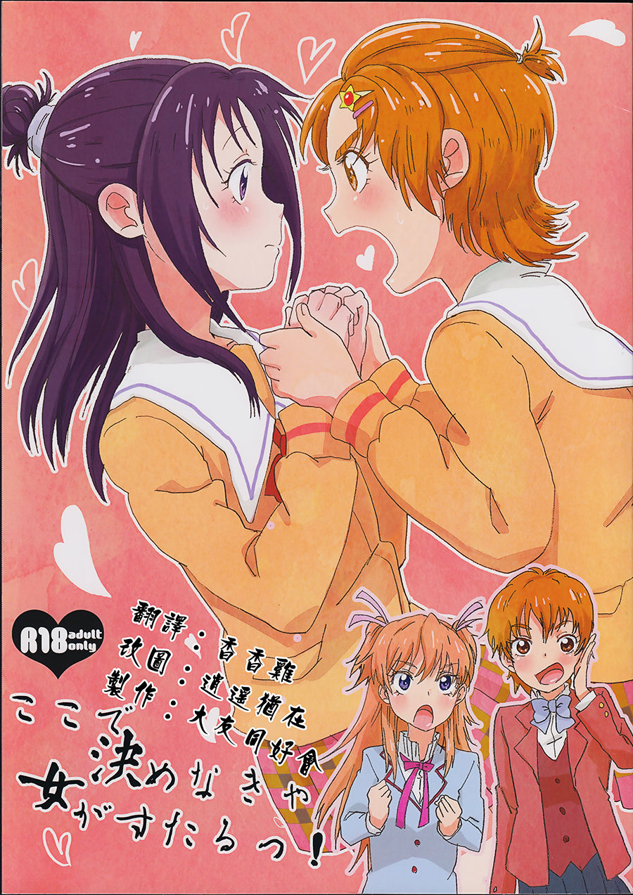 (Rainbow Flavor 9) [Yukirinrin! (Yu)] Koko de Kimenakya Onna ga Star! (Futari wa Precure Splash Star) [Chinese] [大友同好会] page 1 full