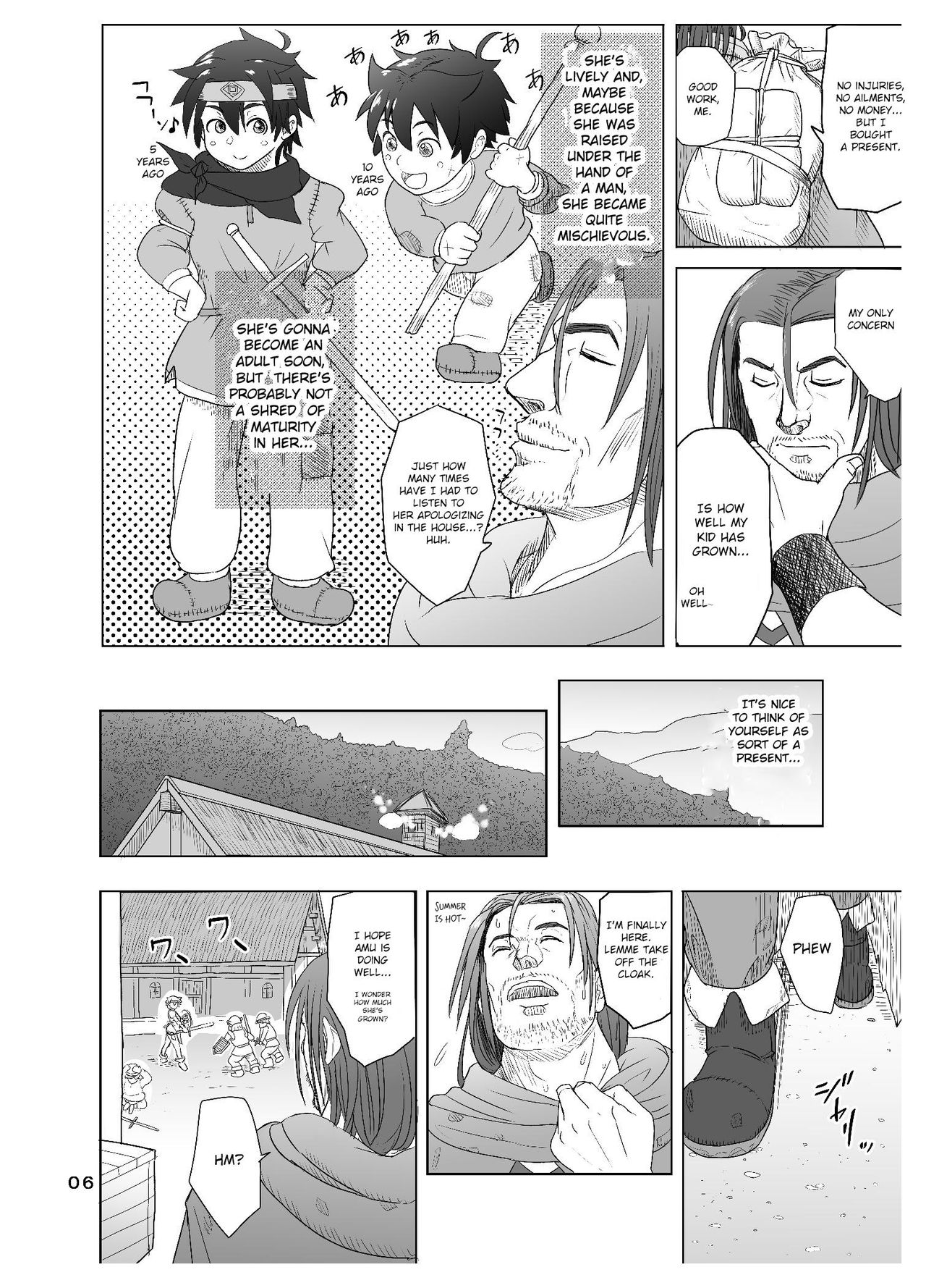 [Mandrill (Arimura Ario)] Datte Otoko wa Kedamono da mono Dai 1-wa Otou-san wa Ookami-san? [English] [CrowKarasu] page 6 full