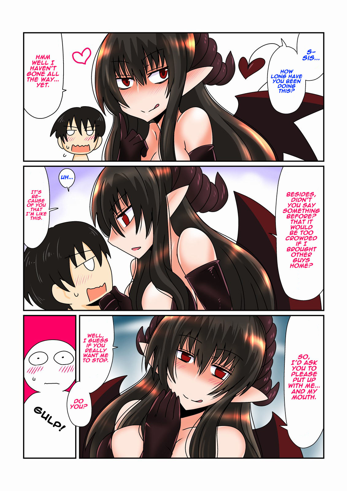 [Hroz] Ane wa Succubus de, Yobai wo Suru. | My Succubus Sister Sneaks into my Room at Night. [English] {Erelzen} [Digital] page 6 full