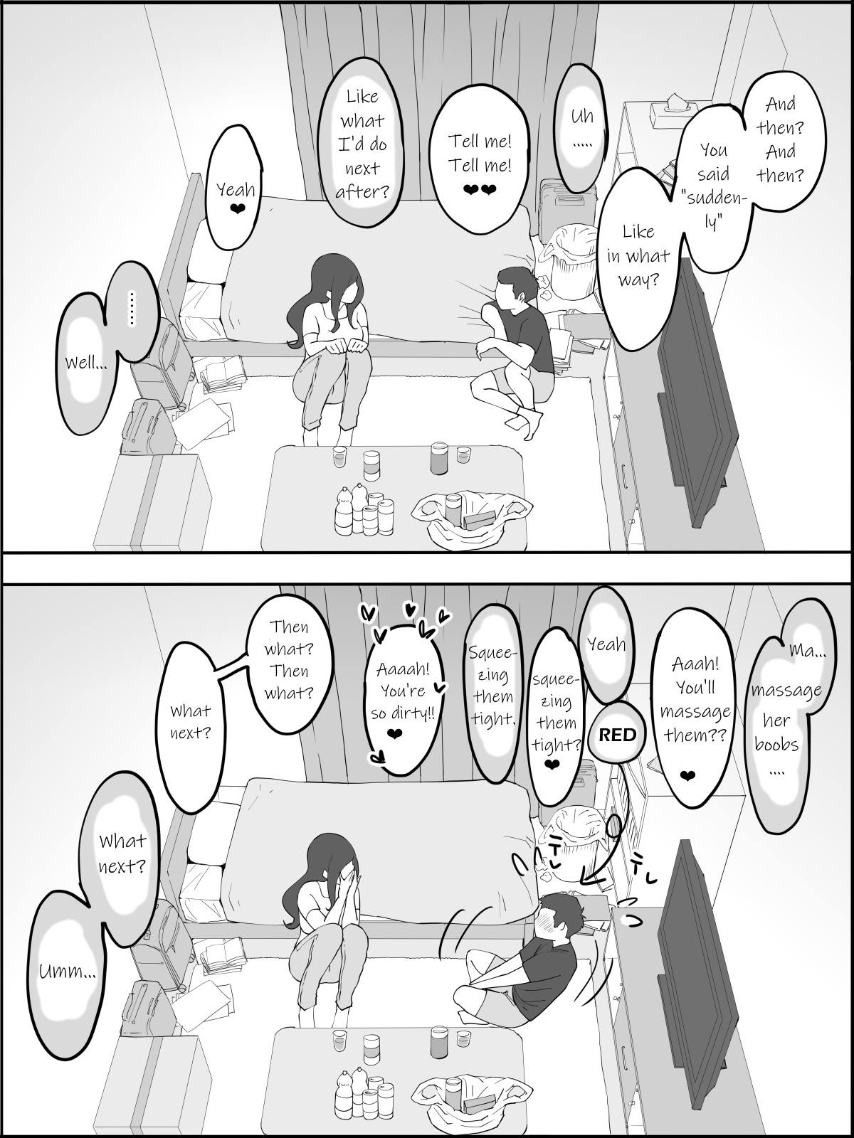 [Ail] A dirty wife who explores the erogenous zones of a virgin boy❤ echiechi na hitodzuma ni seikantai wo sagurareru doutei-kun❤ [English] {KittyKatMan} page 12 full