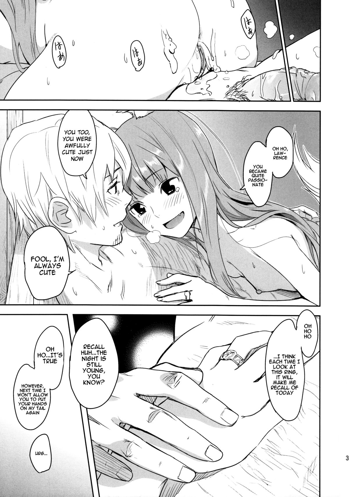 (C83) [Ajisaidenden (Kawakami Rokkaku, Takanashi Rei)] Harvest II (Spice and Wolf) [English] [VLtrans] [Decensored] page 35 full