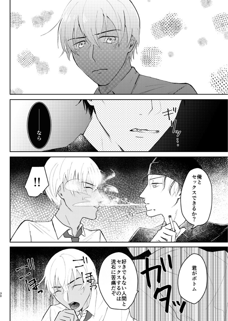 (Chou Himitsu no Ura Kagyou 2019) [Tori Sankaku (Piyodo)] Kore wa Shigoto Janai (Meitantei Conan) page 29 full