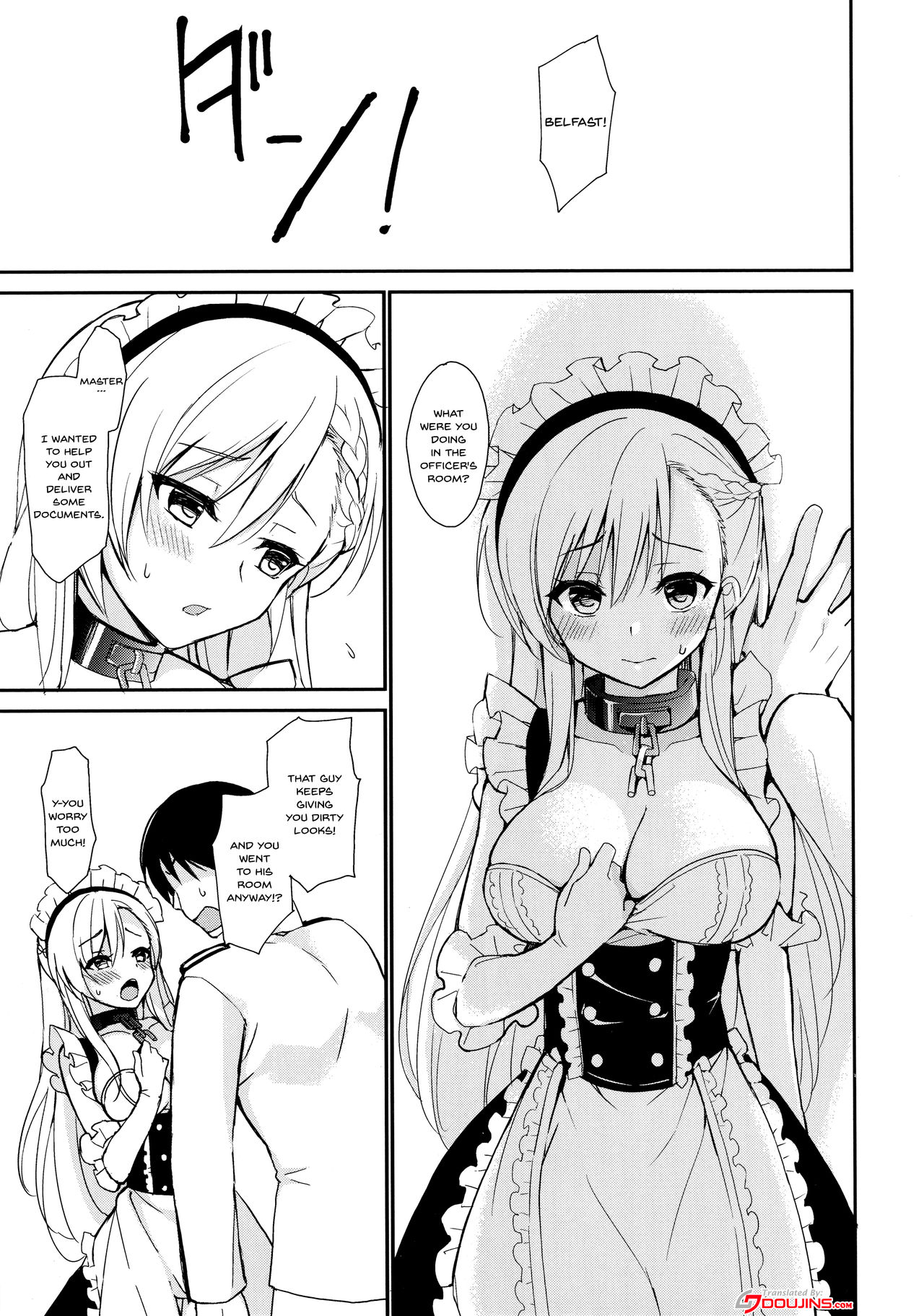 (C94) [PigPanPan (Ikura Nagisa)] Sokubaku Belfast - Belfast tie me down. (Azur Lane) [English] {Doujins.com} page 2 full