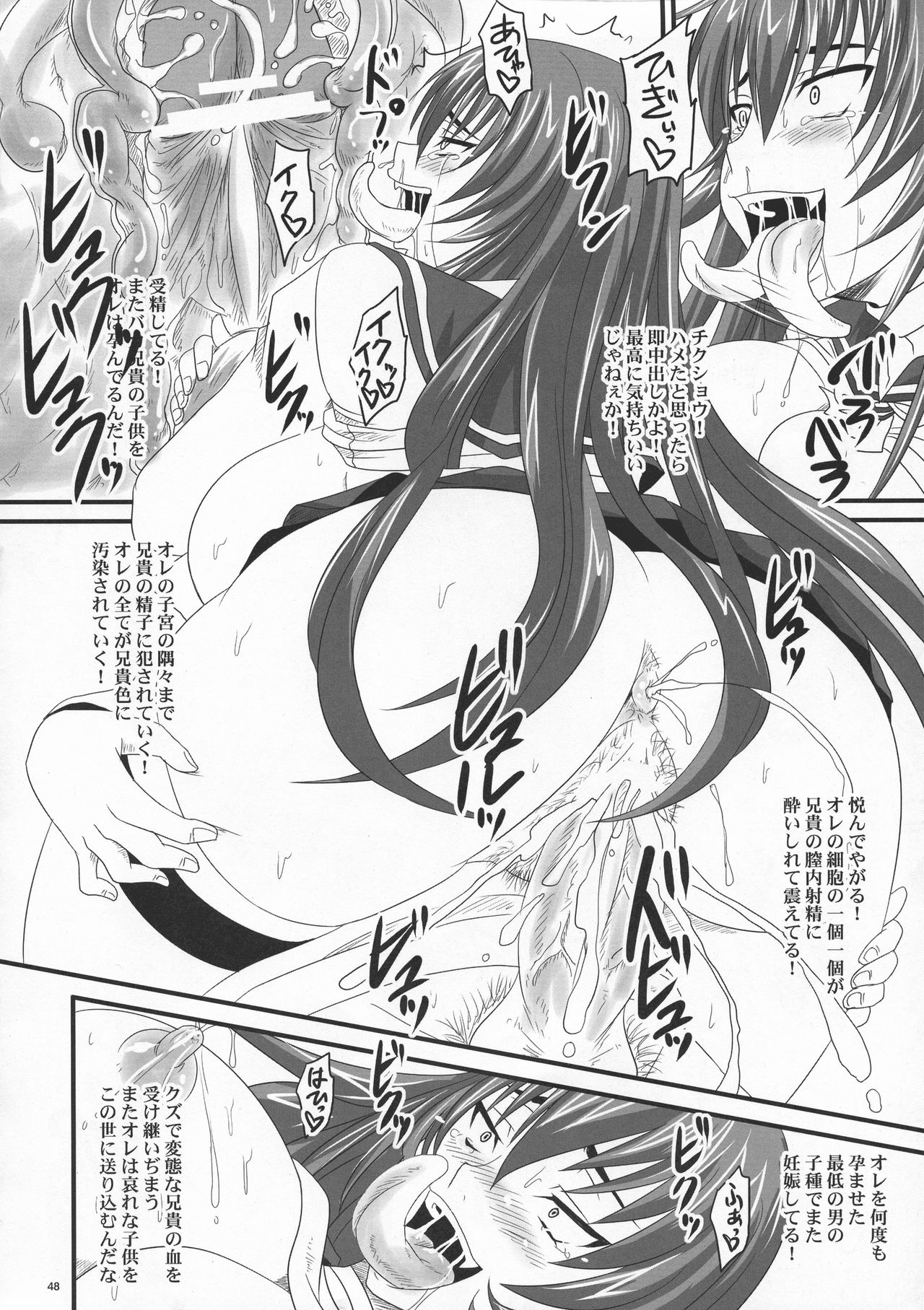 (C77) [Nozarashi (Nozarashi Satoru)] Do-S Hime wa Yogosareru Katajikena no Yume page 48 full