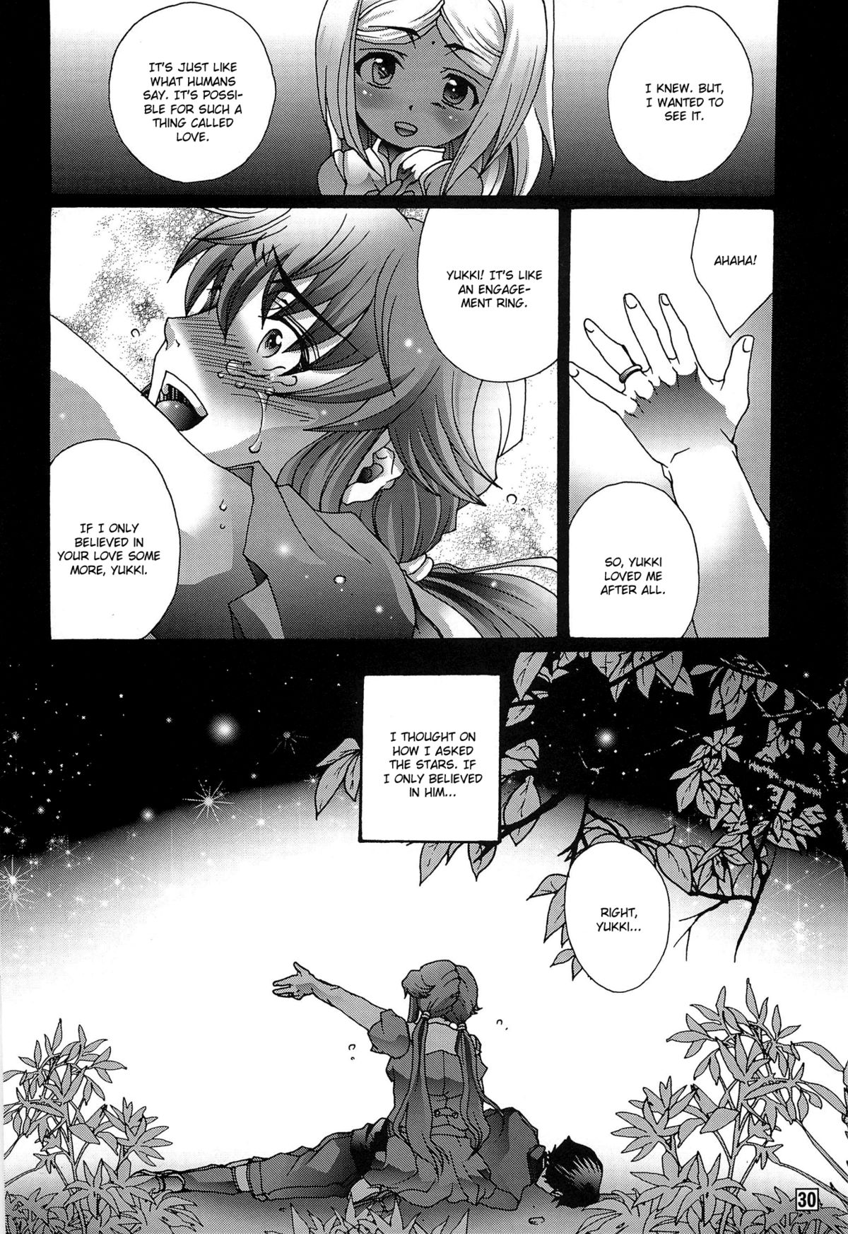 (C81) [Raijinoh (Yuuki Haruka)] Ai wo Shinji Utagawanai Koto (Mirai Nikki) [English] [CGrascal] page 29 full