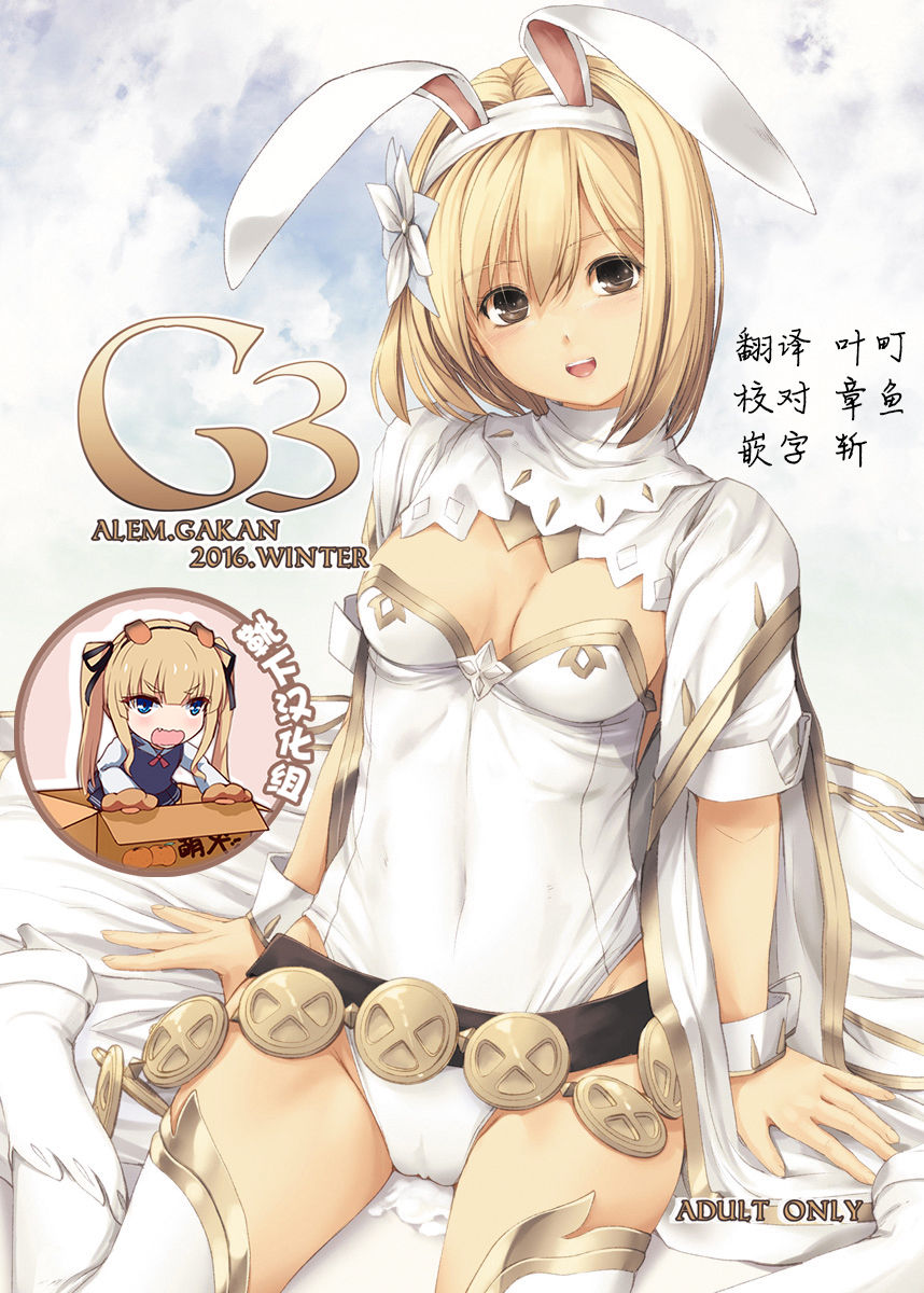 (C91) [Alem Gakan (Kirishima Satoshi)] G3 (Granblue Fantasy) [Chinese] [靴下汉化组] page 1 full