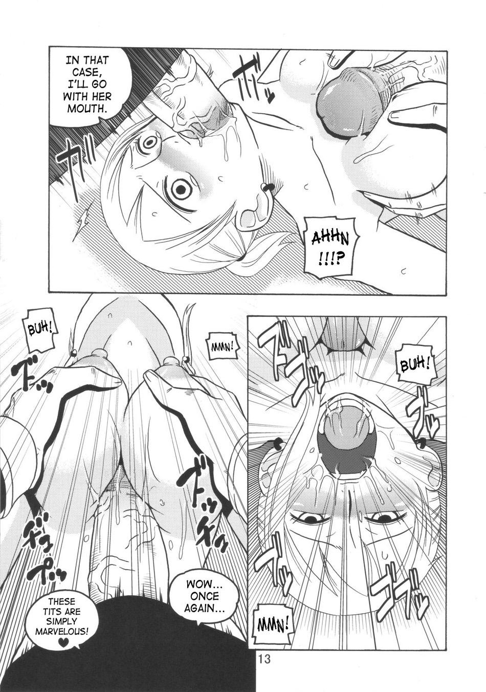 (C72) [ACID-HEAD (Murata.)] Nami no Ura Koukai Nisshi 3 | Nami's Hidden Sailing Diary 3 (One Piece) [English] [SaHa] [Decensored] page 14 full