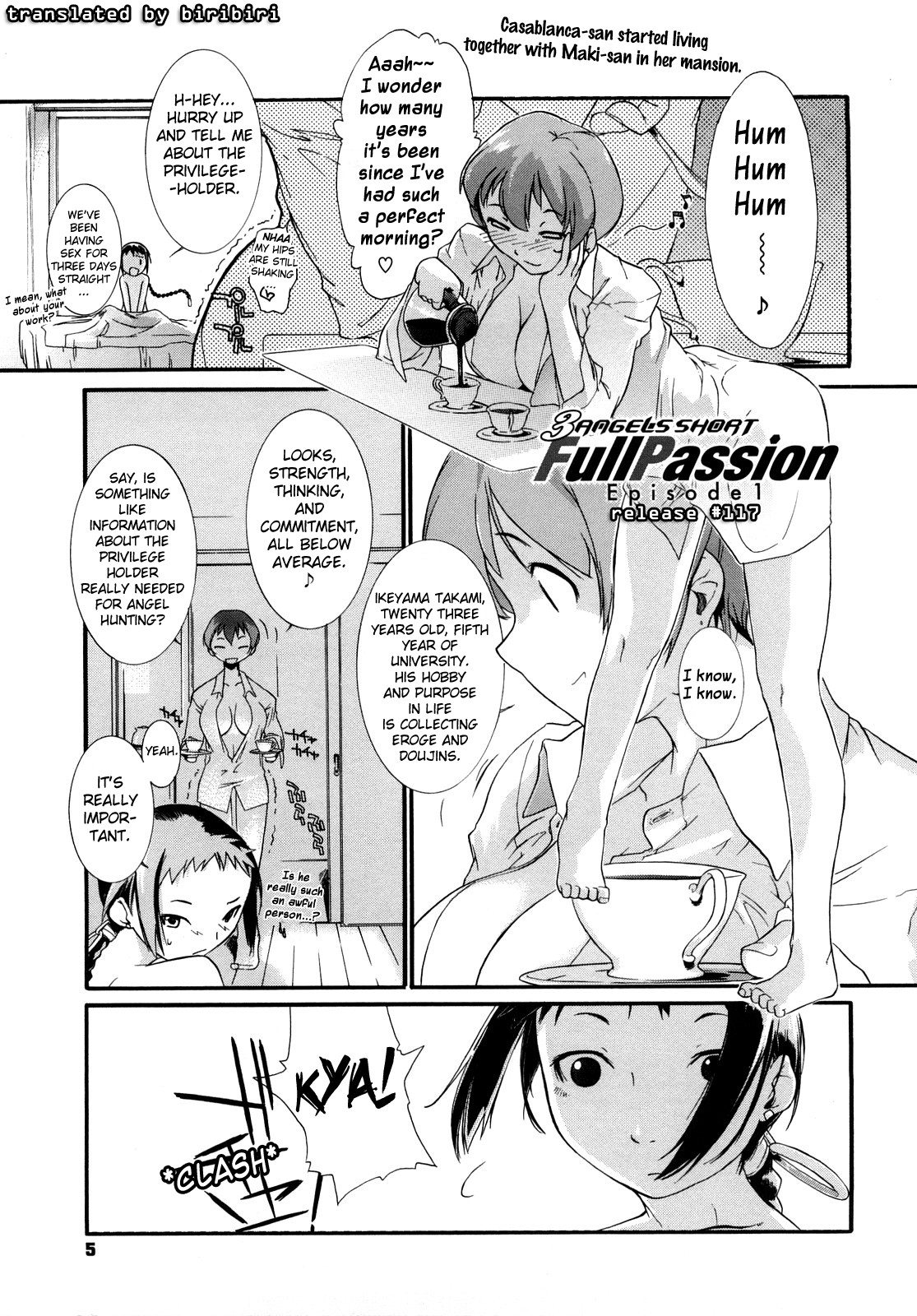 [Ash Yokoshima] 3 Angels Short Full Passion [English] [biribiri] page 6 full