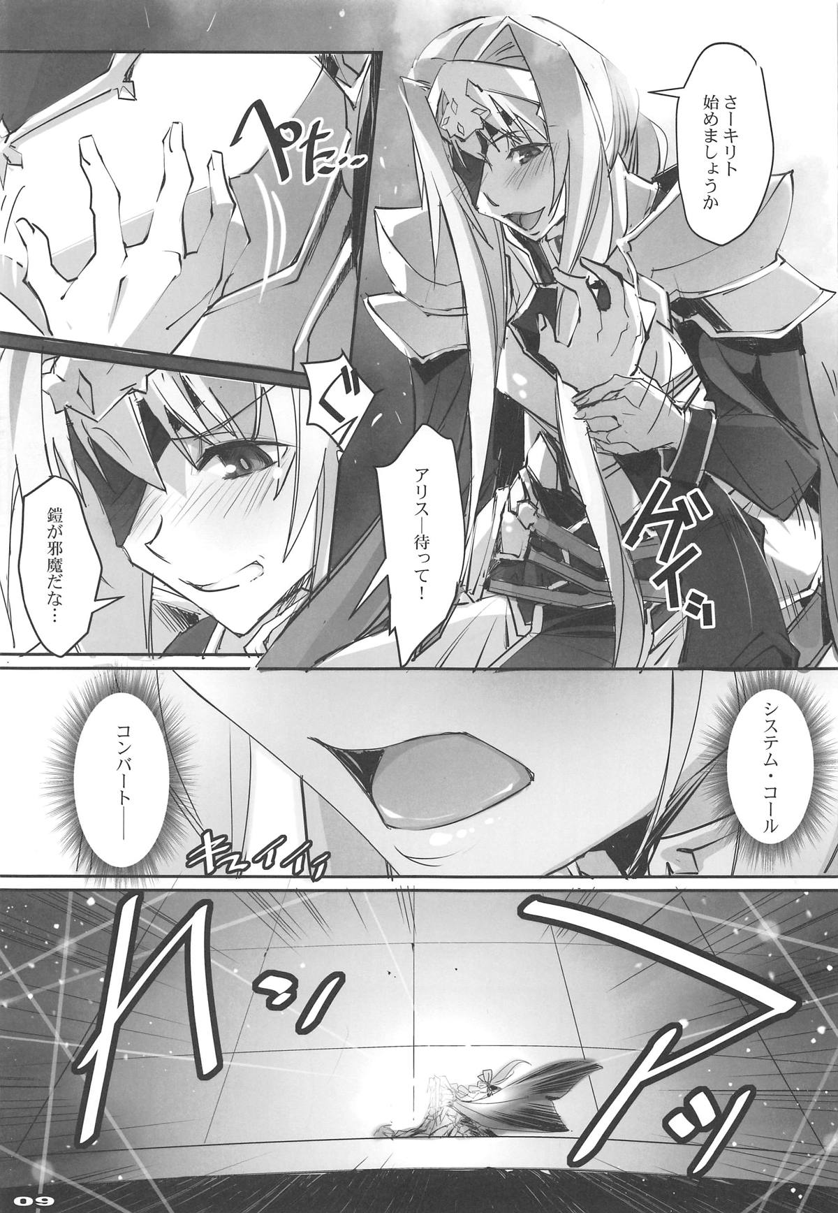 (COMIC1☆15) [RYU-SEKI-DO (Nagare Hyo-go)] Seigou Kishi to Saikou Shisai-sama (Sword Art Online) page 8 full