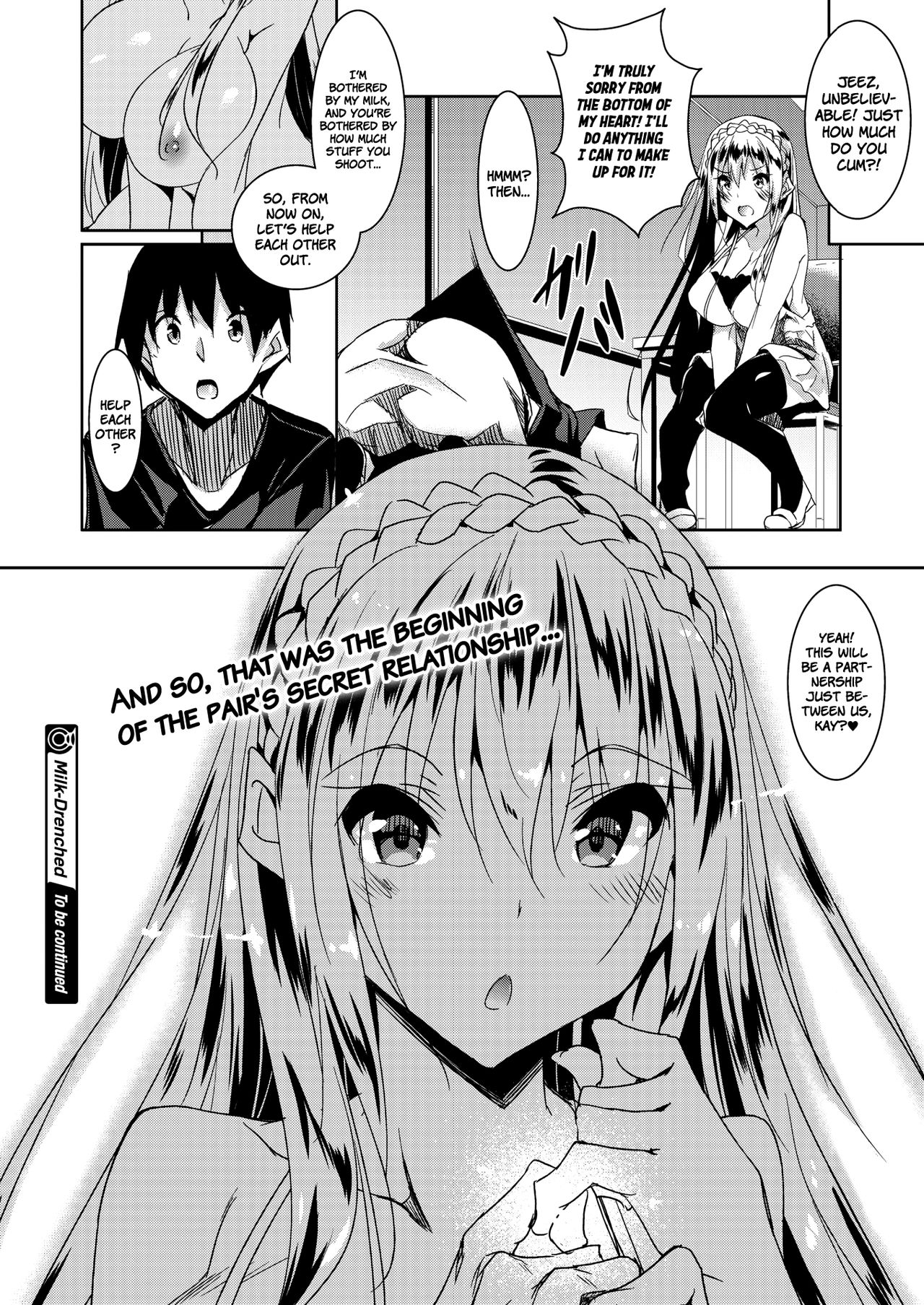 [Fukuyama Naoto] Milk Mamire | Milk Drenched Ch. 1-4 [English] =White Symphony= [Digital] page 32 full