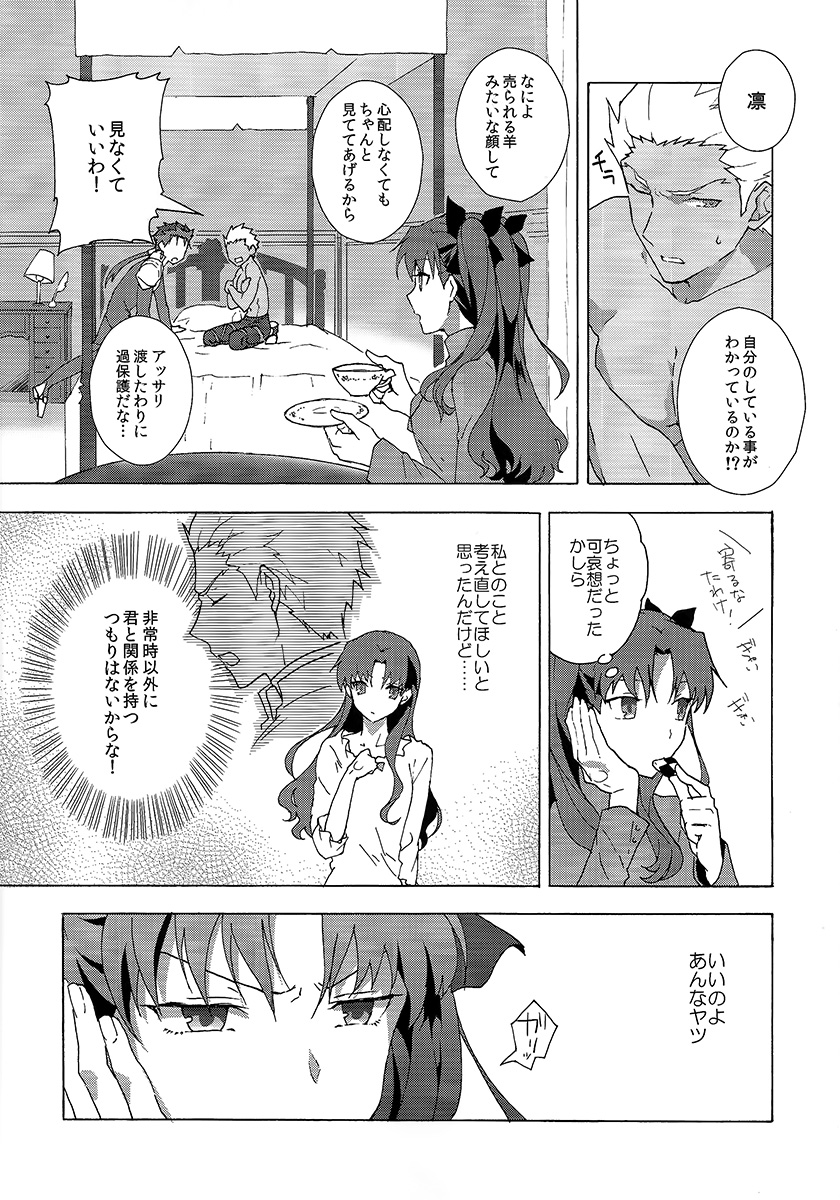 (SPARK10) [F.O.F (Yukowa(kari))] Aka to Ao no Akuma (Fate/stay night) page 9 full