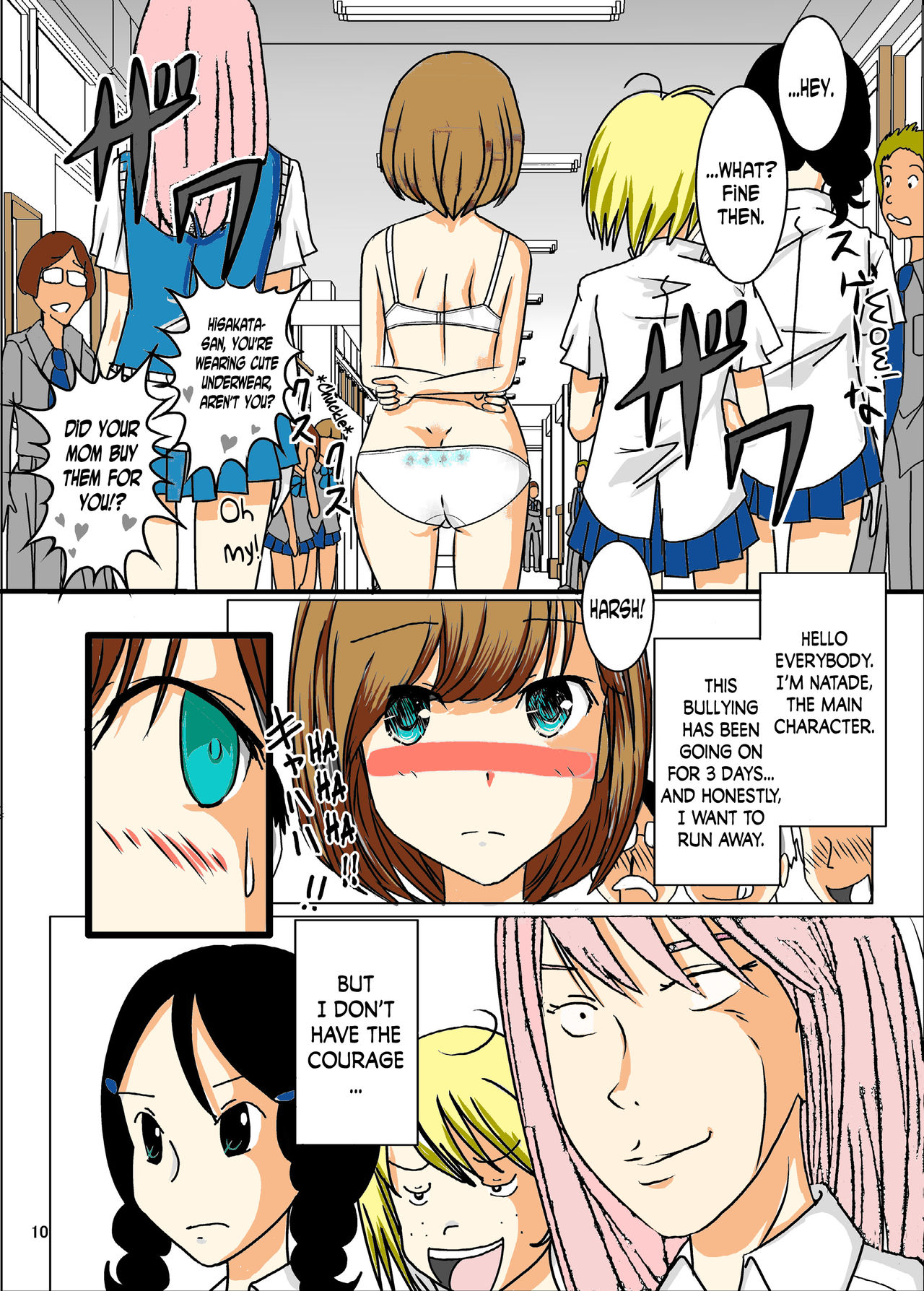 [dressblackheulee (BlackBaka)] Zenra Ijimerarekko-san no Nichijou [English] [N04H] [Colorized] page 9 full