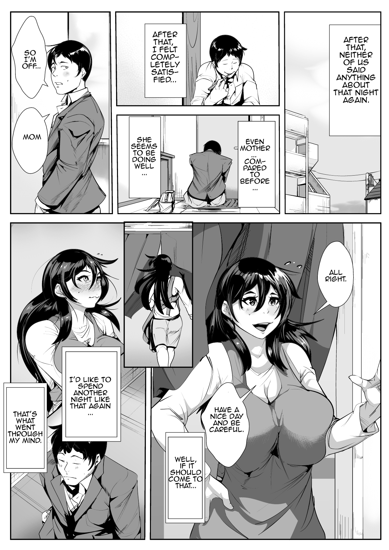 [AKYS Honpo] Haha ni Horeteshimatta Musuko to Kimochi o Butsukeacchau Ichiya | Son's Hot One Night Encounter With His Adored Mother [English] [Amoskandy] page 26 full