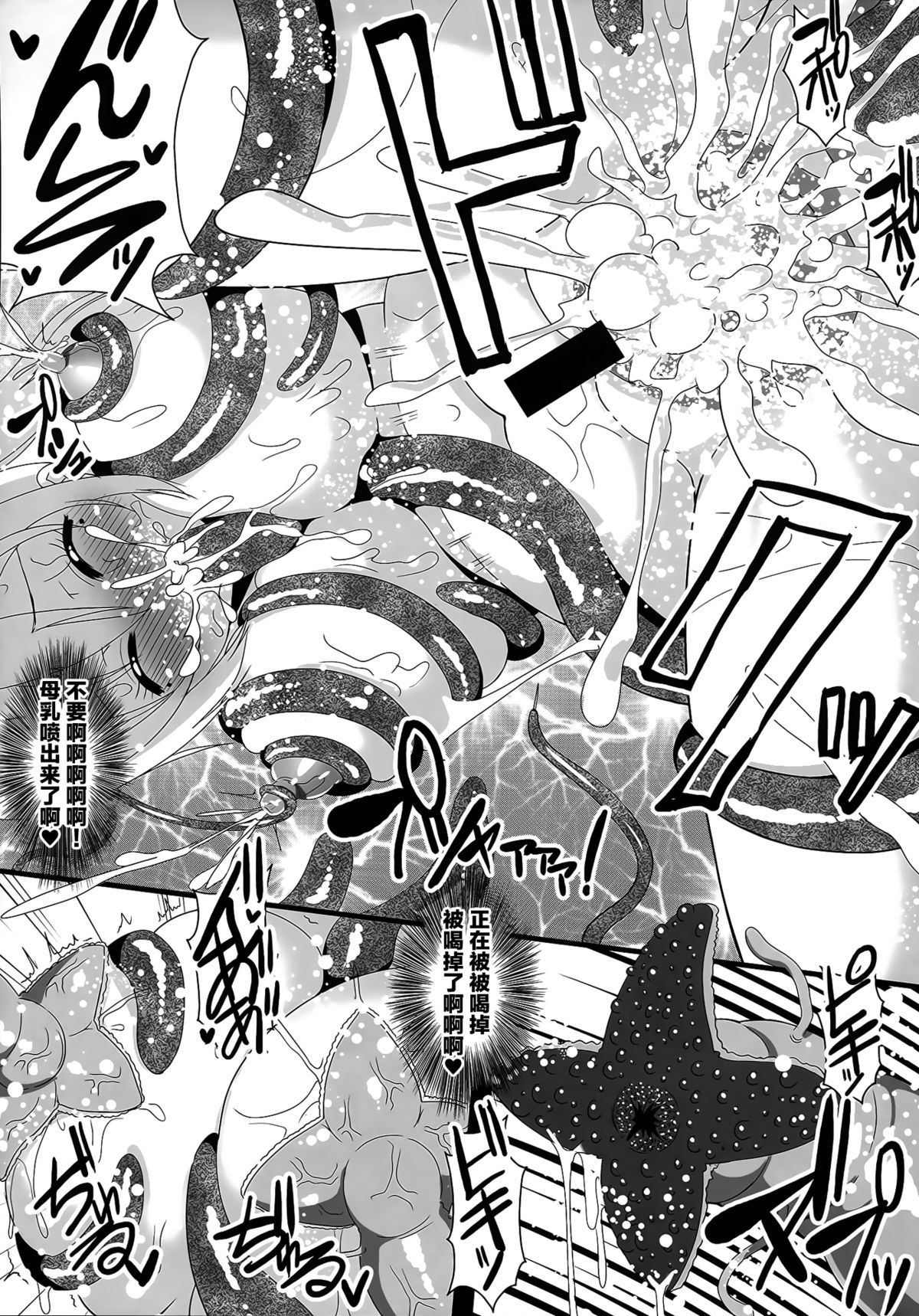 (C89) [Kleitos (Ryunosuke)] Mugen Zecchou no Tentacle World (Musaigen no Phantom World) [Chinese] [屏幕髒了漢化] page 14 full