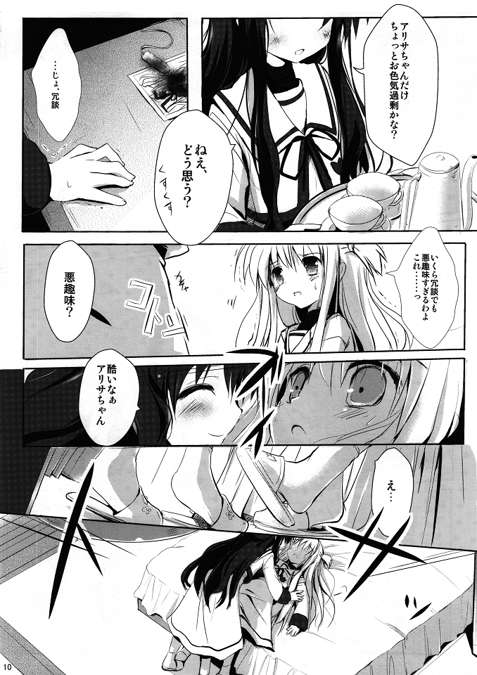 (C80) [Mirukomi (PRIMIL)] Chuukara Alisa. (Mahou Shoujo Lyrical Nanoha) page 9 full