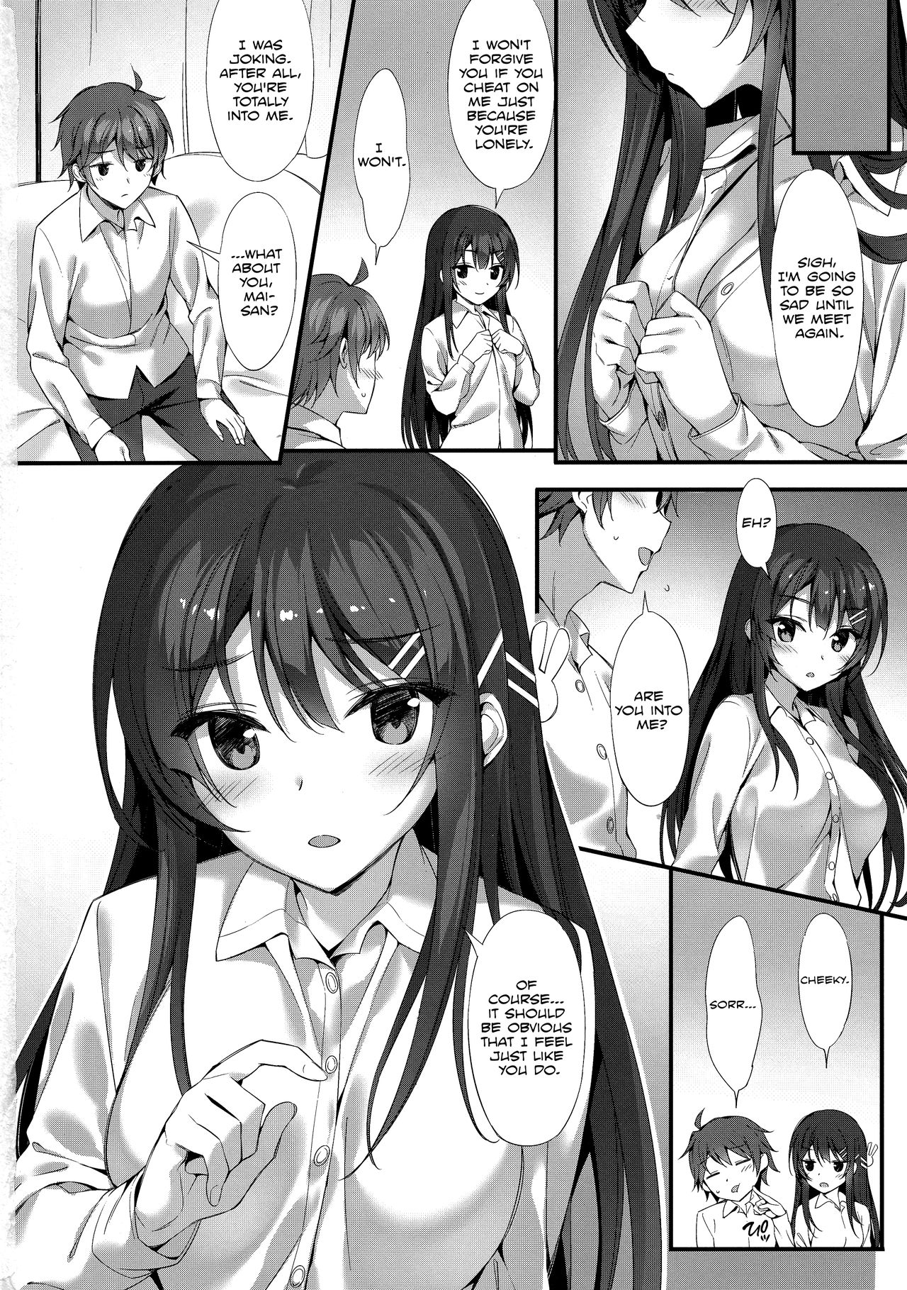 (C95) [P:P (Oryou)] Mai Senpai to Ichatsukitai | I Want to Flirt With Mai-senpai (Seishun Buta Yarou wa Bunny Girl Senpai no Yume o Minai) [English] [Marv + Redlantern] page 22 full