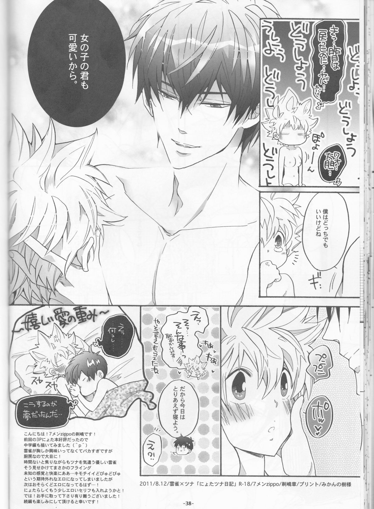 (C80) [7menzippo (Kamishima Akira)] Nyota Tsuna Nikki (Katekyo Hitman REBORN!) page 38 full