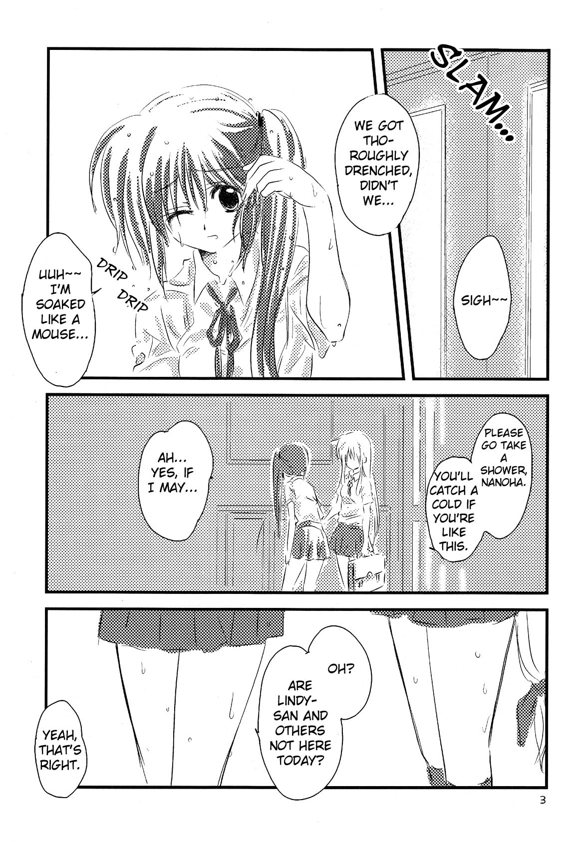 (C76) [kuri koro. (tokoharu)] Yuudachi (Evening Rain) (Mahou Shoujo Lyrical Nanoha [Magical Girl Lyrical Nanoha]) [English] page 2 full