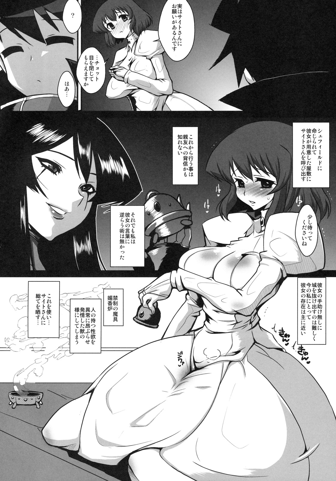 (C77) [YOMOTHUHIRASAKA (bbsacon)] Koukinaru Inbijoou (Zero no Tsukaima) page 17 full