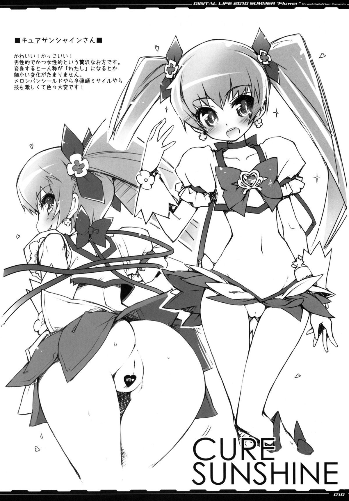 (C78) [life, Digital Flyer (Haga Yui, Ohta Yuuichi)] DIGITAL LIFE 2010 SUMMER Hana (HeartCatch Precure!) page 9 full