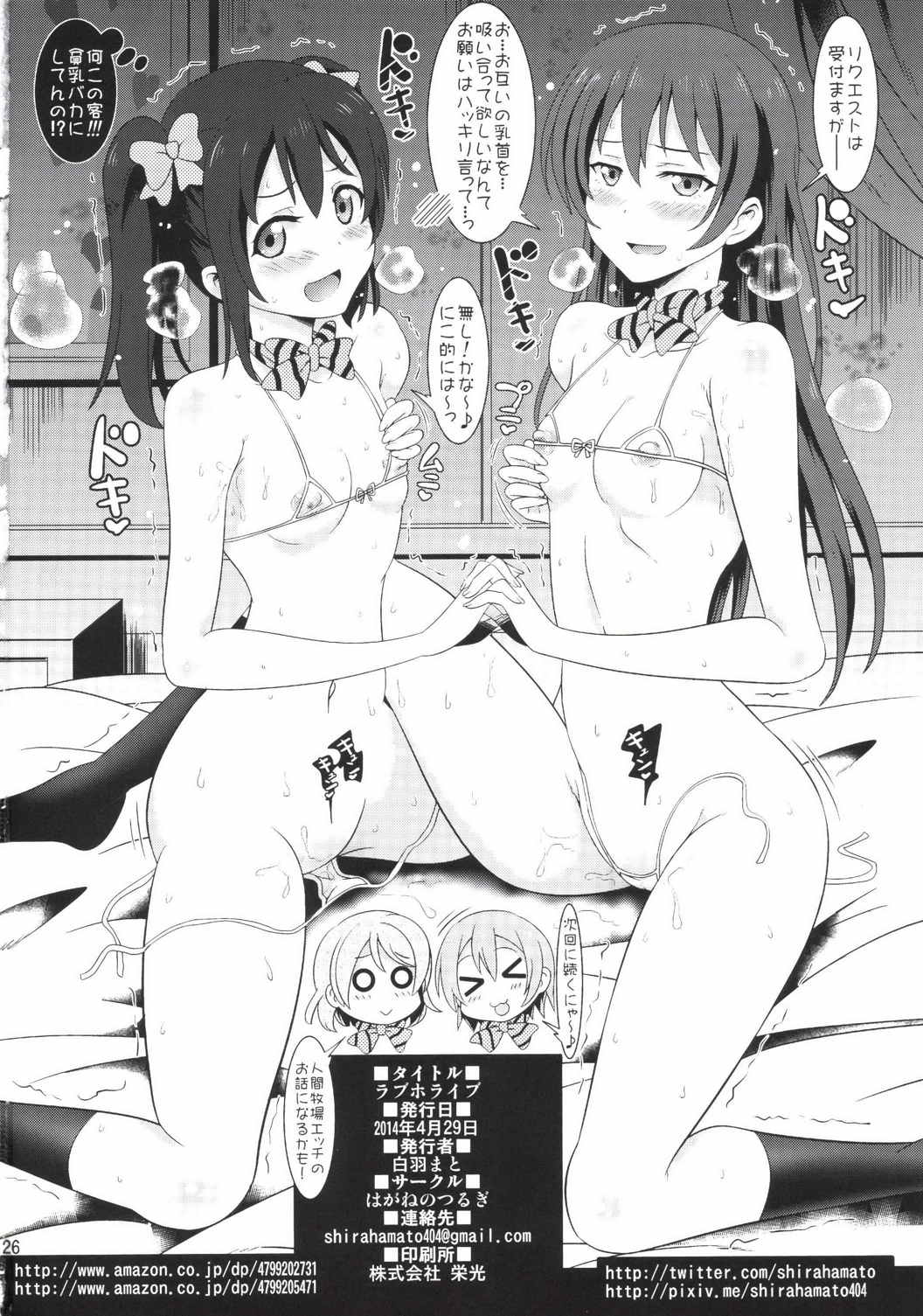 (COMIC1☆8) [Hagane no Tsurugi (Shiraha Mato)] Loveholive (Love Live!) page 25 full