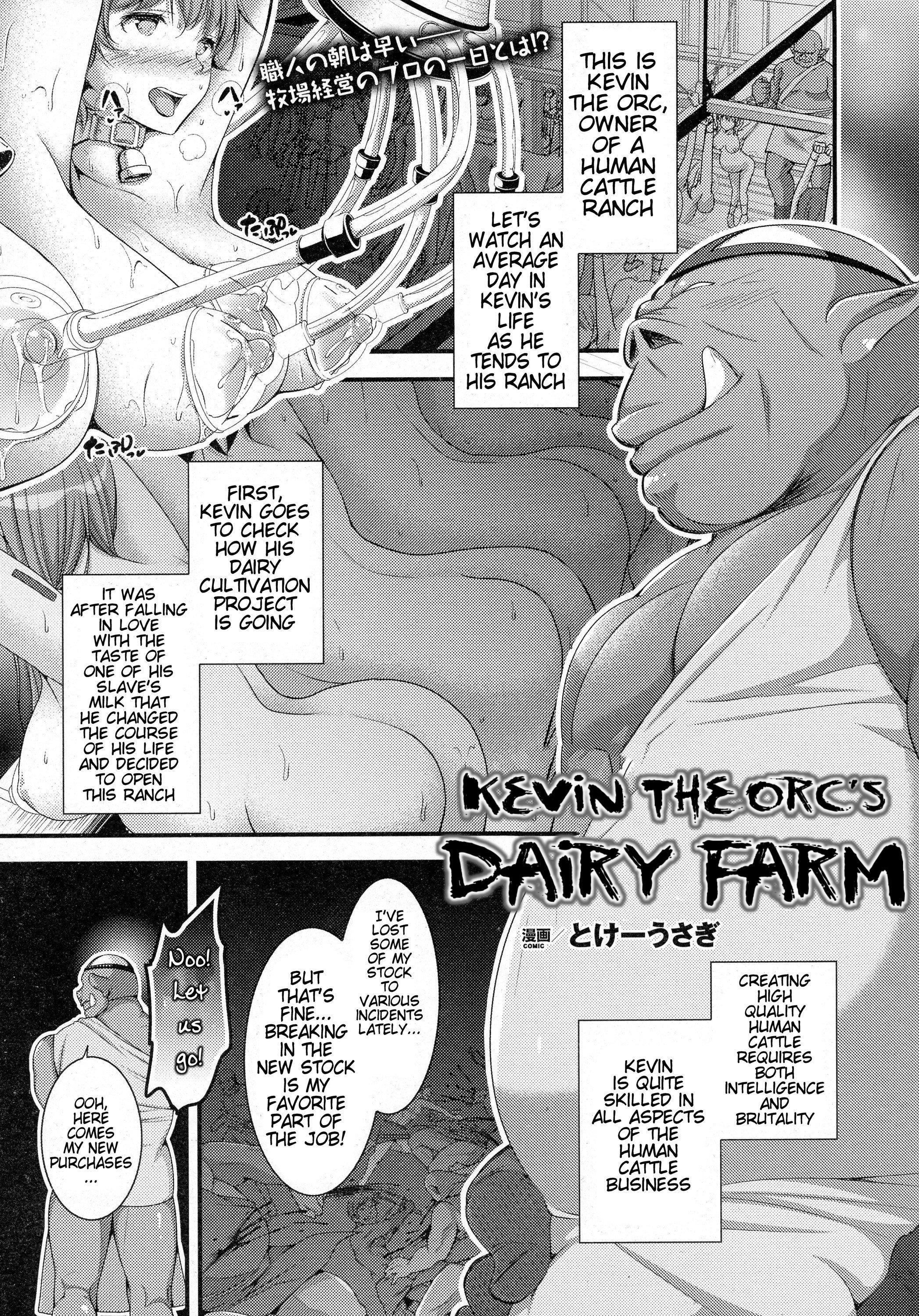 [Tokei Usagi] Kevin-san no Milk Bokujou | Kevin The Orc's Dairy Farm (2D Dream Magazine 2016-06 Vol. 88) [English] [Tremalkinger] page 5 full