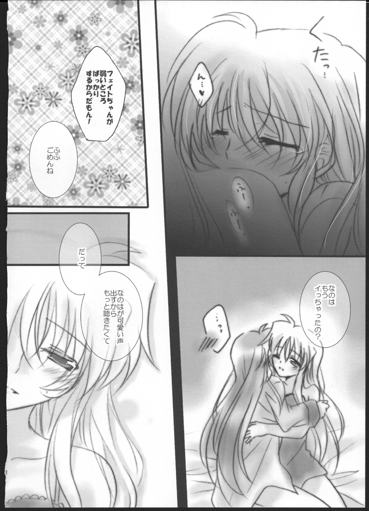 (C83) [Ameiro (Nanashiki)] Hatsu Yoru. (Mahou Shoujo Lyrical Nanoha) page 18 full