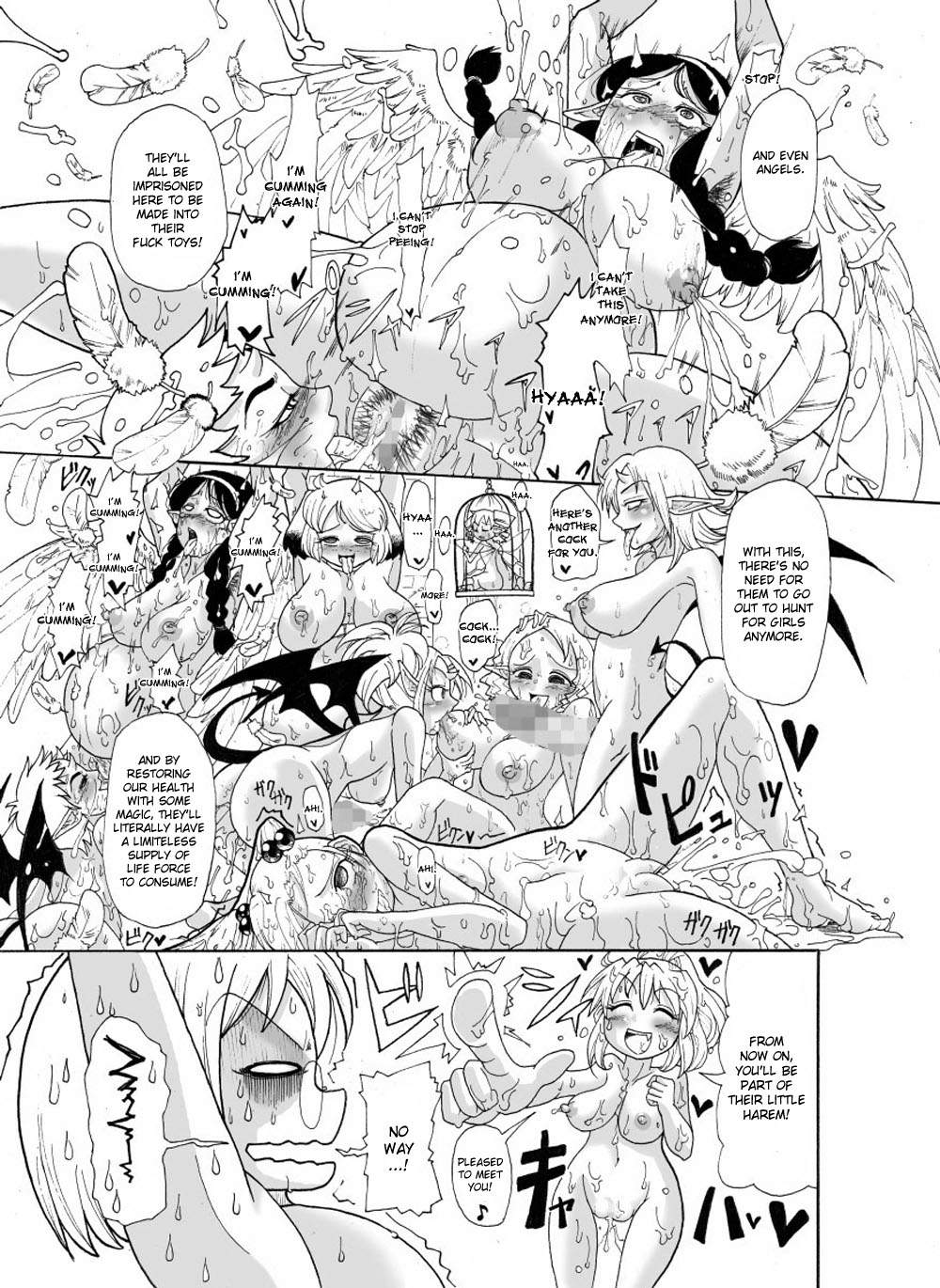 [Freddie Works (Sakazaki Freddie)] Kankin Tairankou!! Succubus no Kan | Orgy in captivity!! House of Succubus [English] [desudesu] [Digital] page 10 full