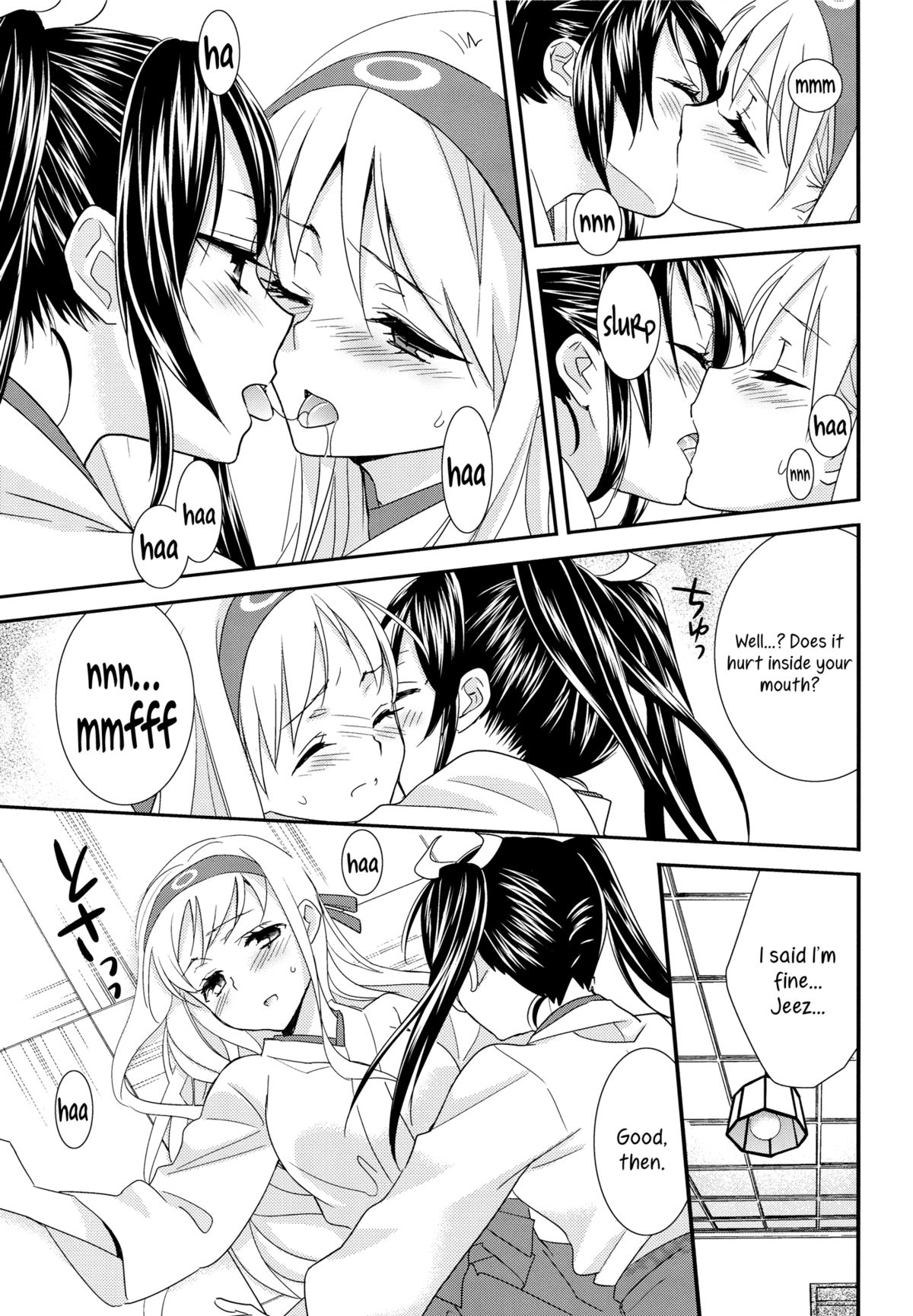 [Sweet Pea, COCOA BREAK (Ooshima Tomo, Ooshima Towa)] Yurizuru (Kantai Collection -KanColle-) [English] [Yuri-ism] [2013-11-30] page 8 full