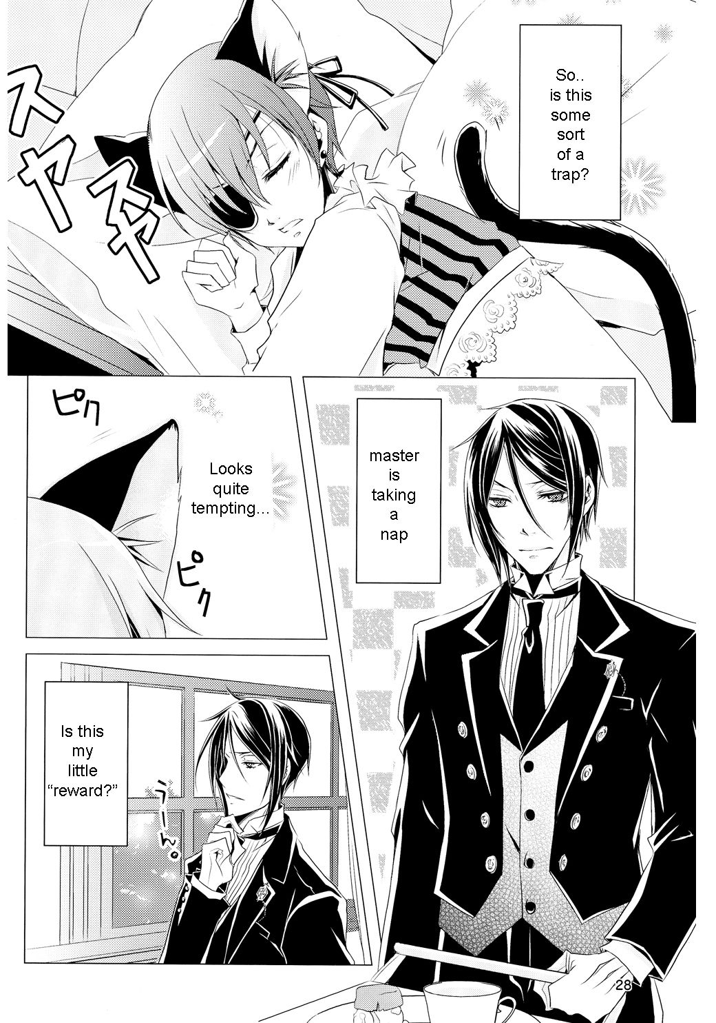 (C76) [Utsukiyo (Chiharu)] Shiyounin to Inu (Black Butler) [English] page 29 full