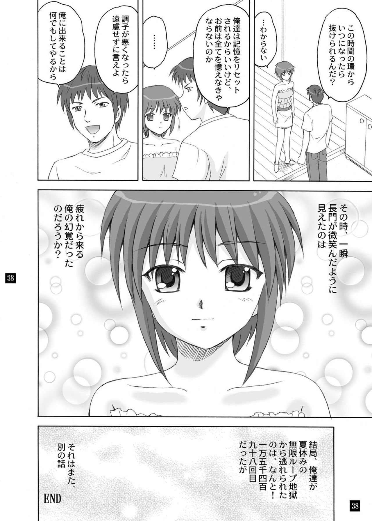 [YASRIN-DO (Yasu Rintarou)] SOS-dan no Kyuujitsu (Suzumiya Haruhi no Yuuutsu) [Digital] page 37 full