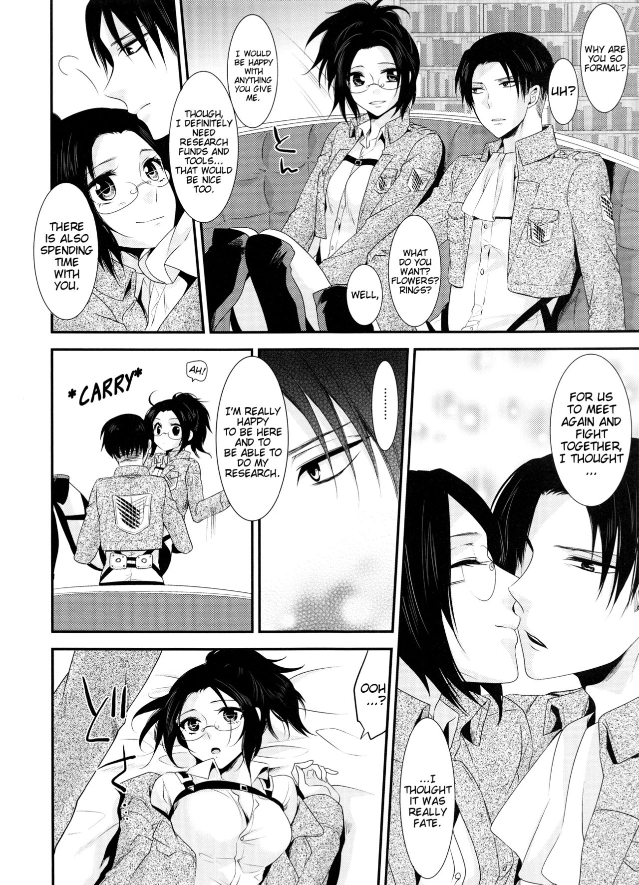 (C86) [Kiseki (Kisaki Noa)] kiss me once again 1-2 (Shingeki no Kyojin) [English] [Ongoing] [EHCove] page 20 full