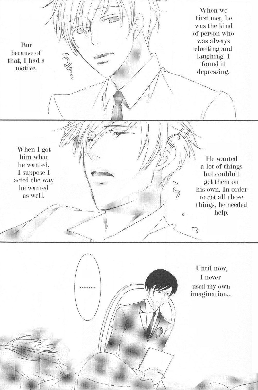 (C70) [Ainu Saran (Kayuma Mimu)] Host-bu no Host-bu ni Yoru Host no Aishikata (Ouran High School Host Club) [English] [persepolis130] page 23 full