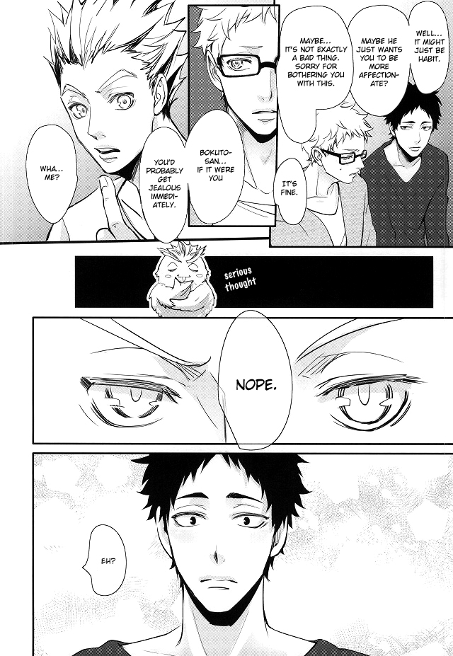 (RTS!!3) [Kuroquis!! (Kuro)] Hito wa Sore o Shitto to Yobu | That's called jealousy (Haikyuu!!) [English] [Zoe] page 9 full