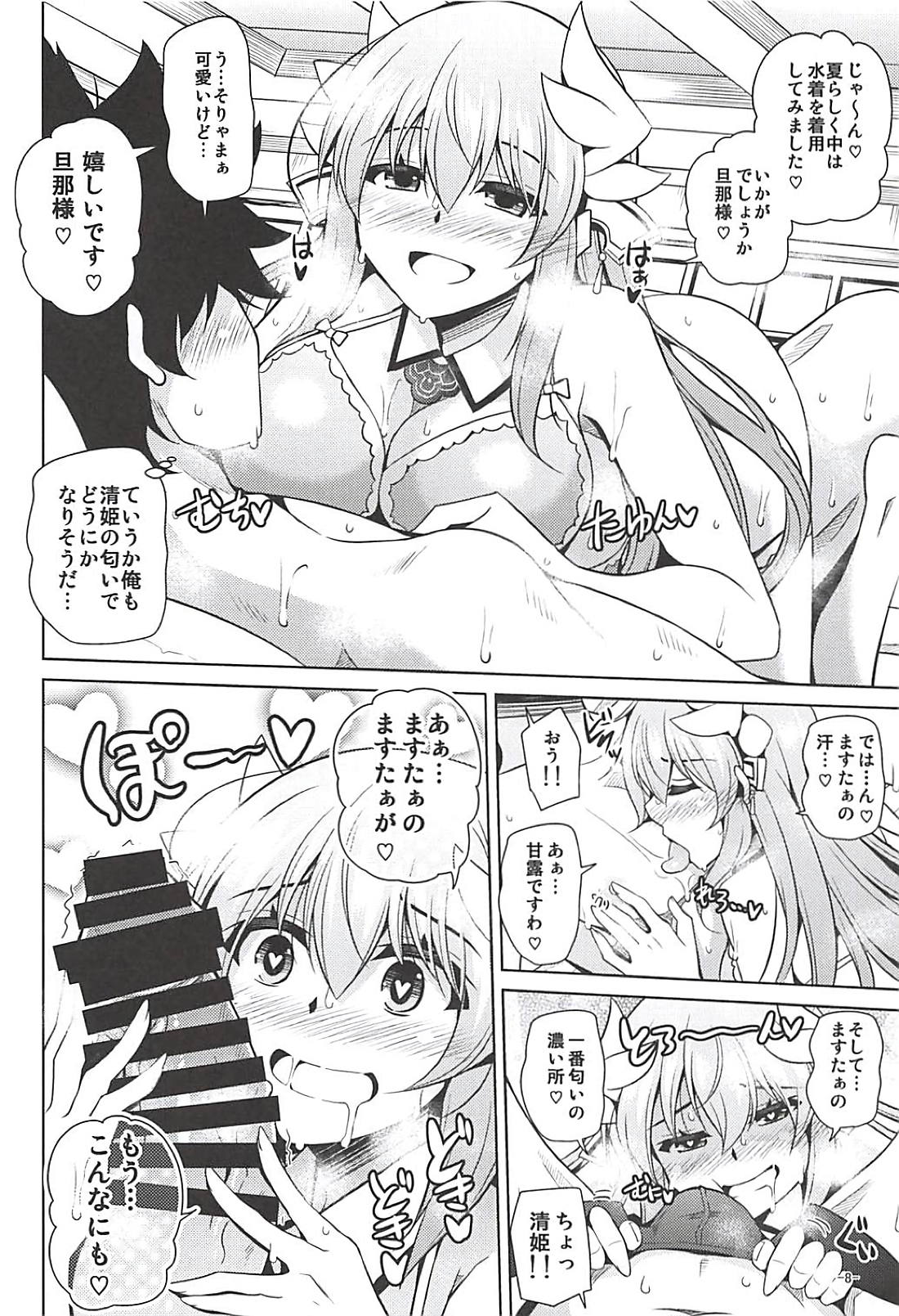 (C94) [Dokomademo Aoi Sora ni Ukabu Niku. (Nikusoukyuu.)] Ai wa Omoi Hou ga Ii ni Kimatteru! (Fate/Grand Order) page 7 full