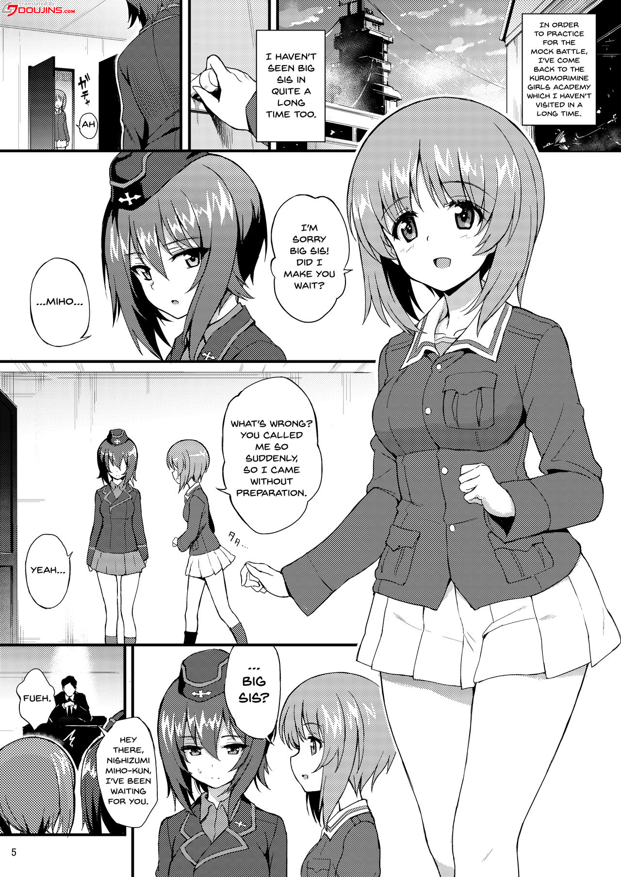 [Kyockchokyock (Kyockcho)] Nishizumi Shimai Ryoujoku | Nishizumi Sisters Sexual Assault (Girls und Panzer) [English] {Doujins.com} [Digital] page 3 full