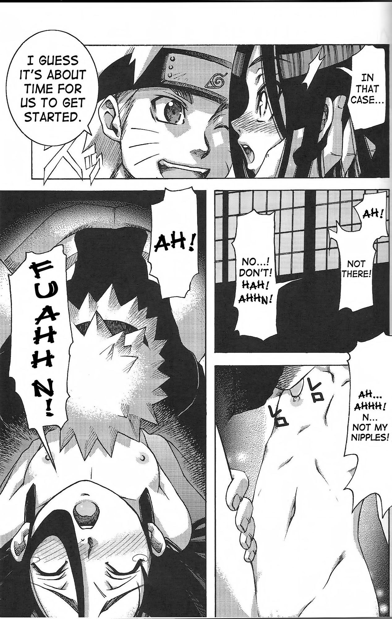 (SC35) [Karakishi Youhei-dan Shinka (Kanenomori Sentarou, Sunahara Wataru)] Go Tesei Ikka [Handmade Family] (Naruto) [English] [SaHa] page 32 full