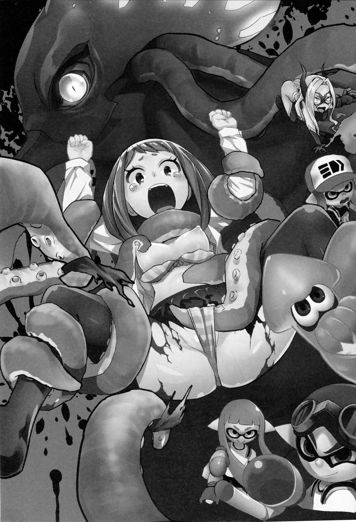 (C88) [Kowareta Radio (Herokey)] Saredo Uraraka ni! Ikari no Gachimacchi - Still Behave Uraraka! (Boku no Hero Academia) page 3 full