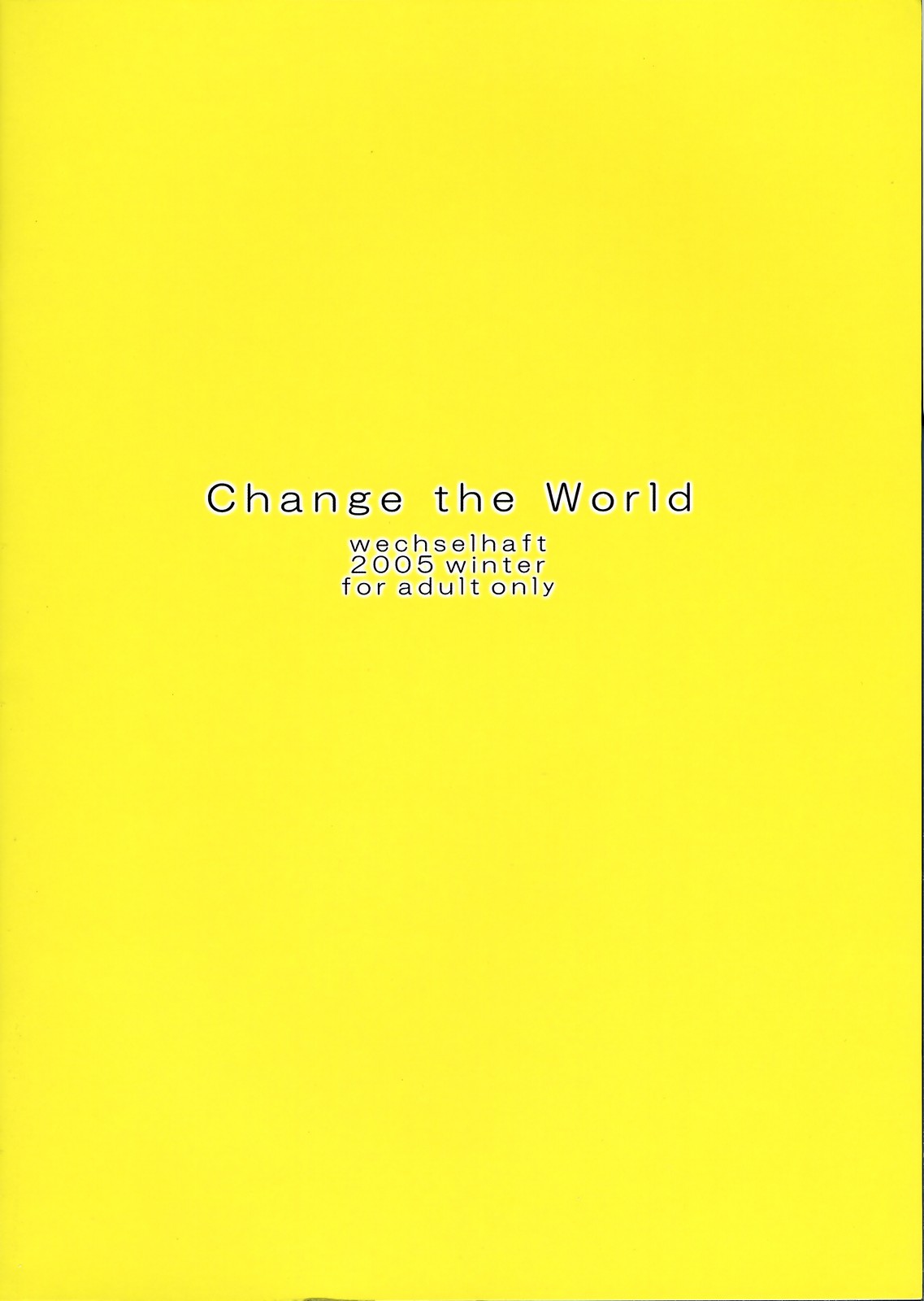 (C69) [Wechselhaft (Kima-gray)] Change the World (Eureka seveN) page 22 full