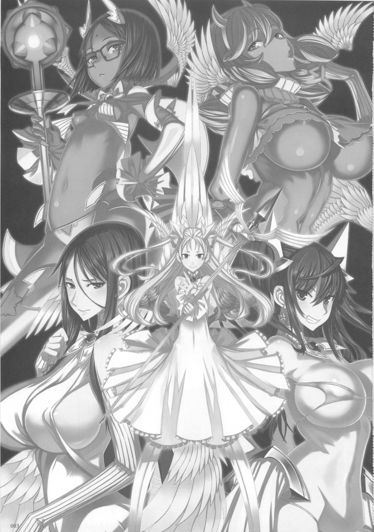 (C87) [Zettai Shoujo(RAITA)] Mahou Shoujo Soushuhen3 page 3 full